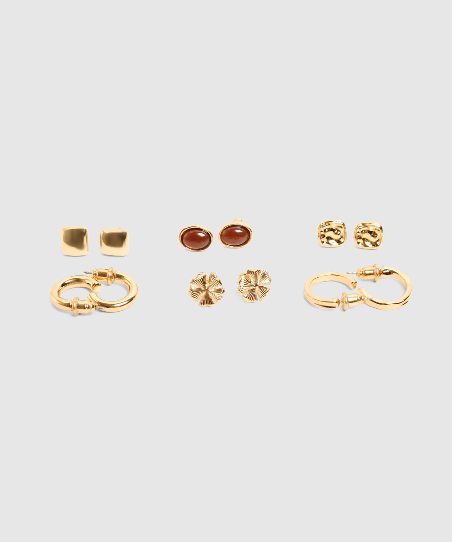 Aretes Celeste de Viaje dorado para mujer, vista principal