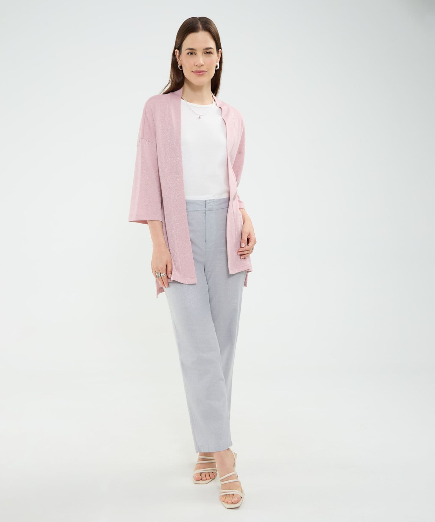 Buzo Carmín Sastre rosa empolvado para mujer, vista 2