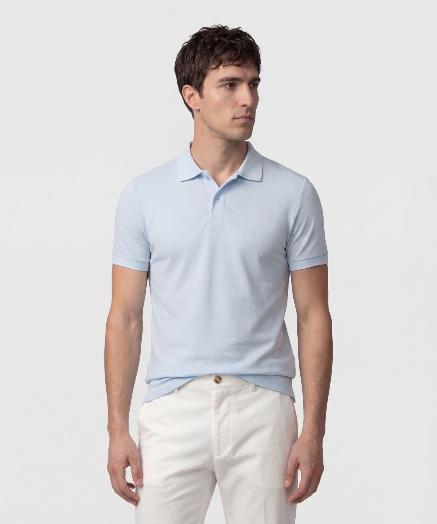 Polo Valentina Minimalista azul marino para hombre, vista principal
