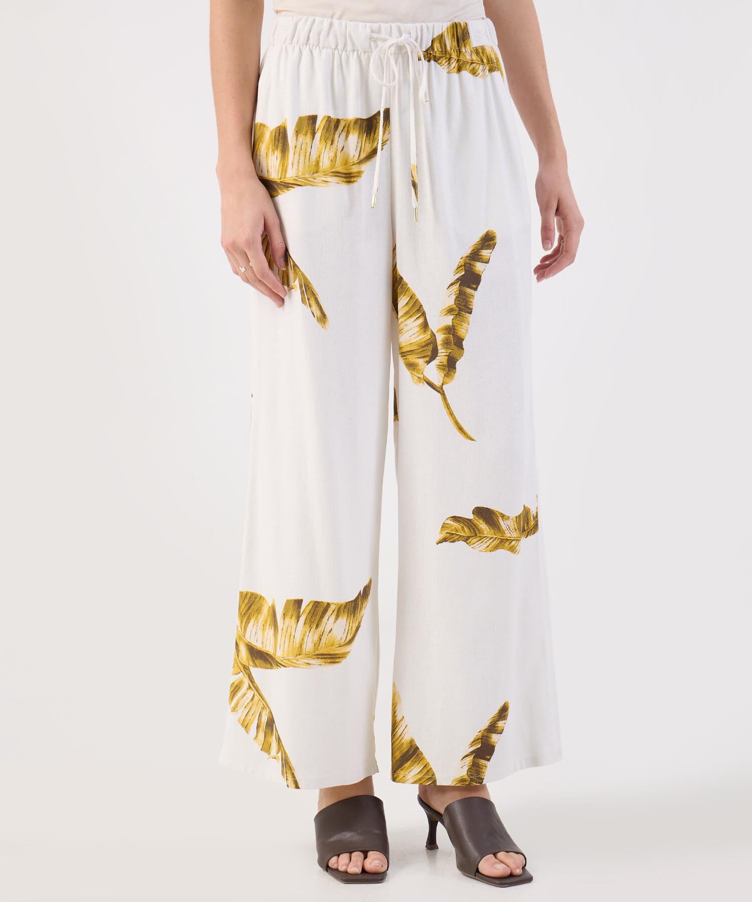 Pantalón Cauce Suave blanco para mujer, vista principal