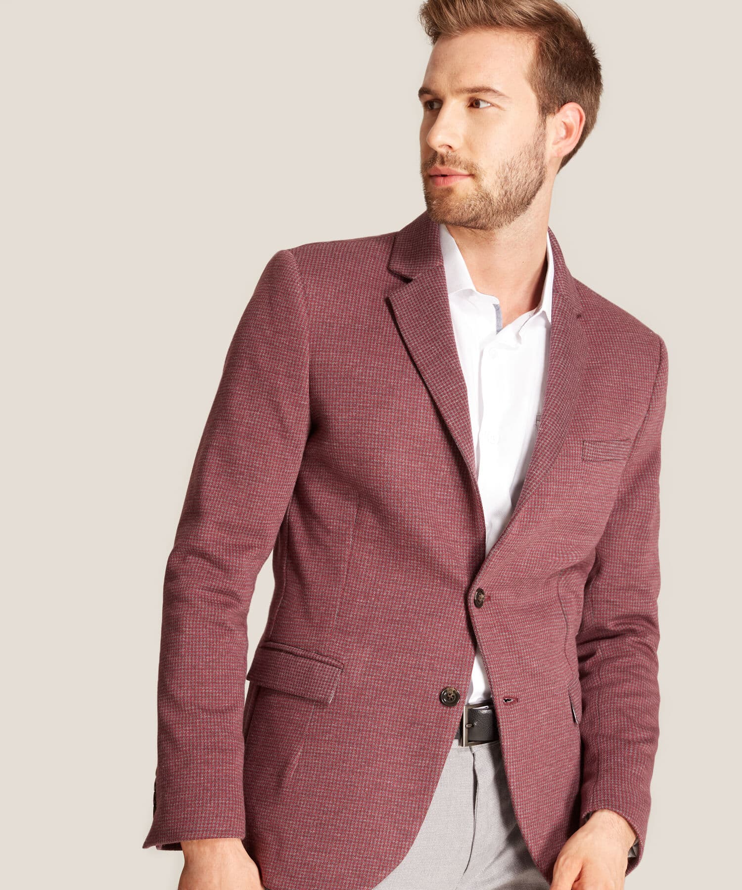 Chaqueta Oliva Edición Índigo café para hombre, vista 2