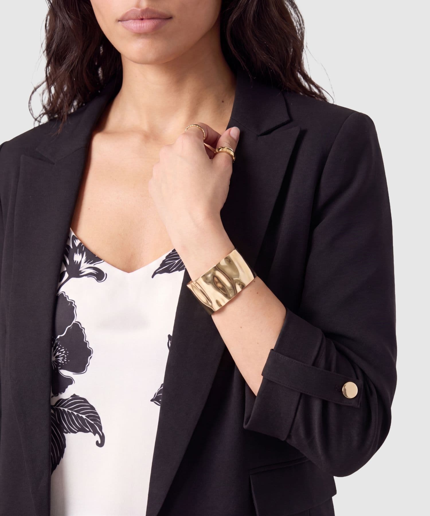 Chaqueta Selva de Noche negro para mujer, vista 3
