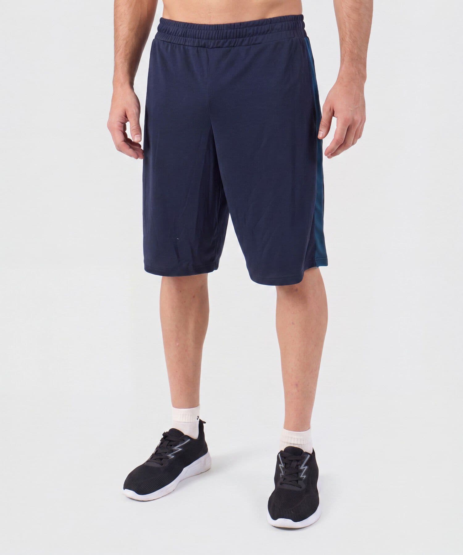 Bermuda Encanto Urbano azul marino para hombre, vista principal