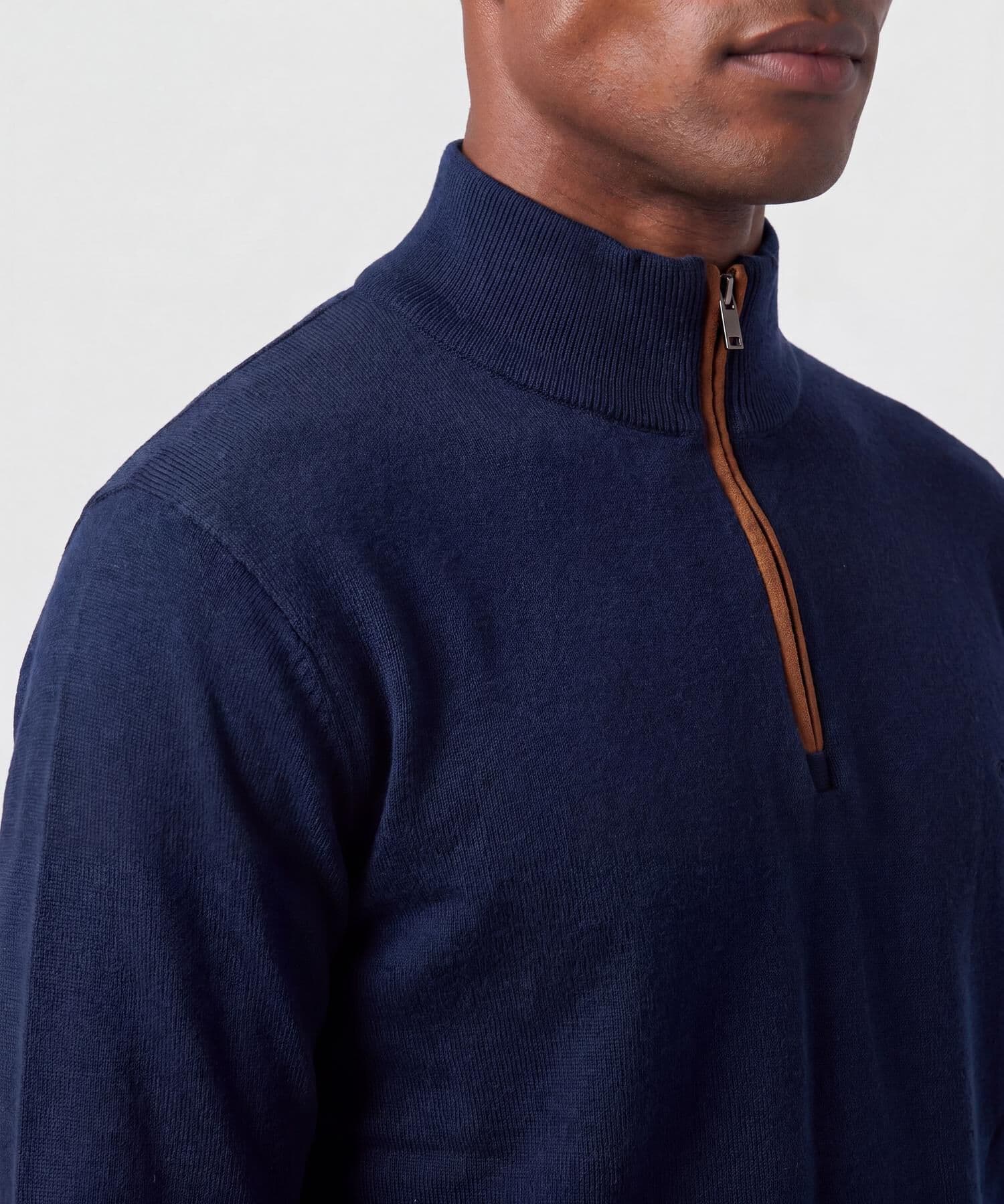 Buzo Serena de Ciudad azul marino para hombre, vista 3