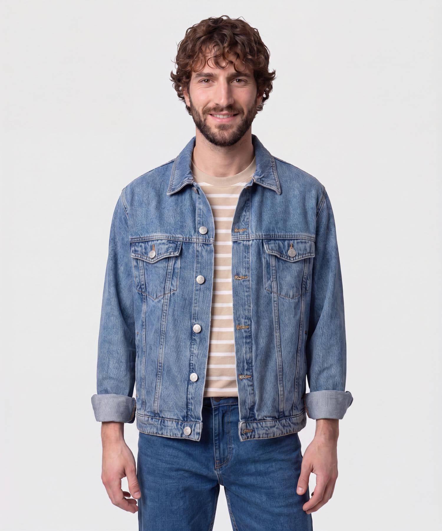 Chaqueta Litoral Contemporáneo azul marino para hombre, vista principal