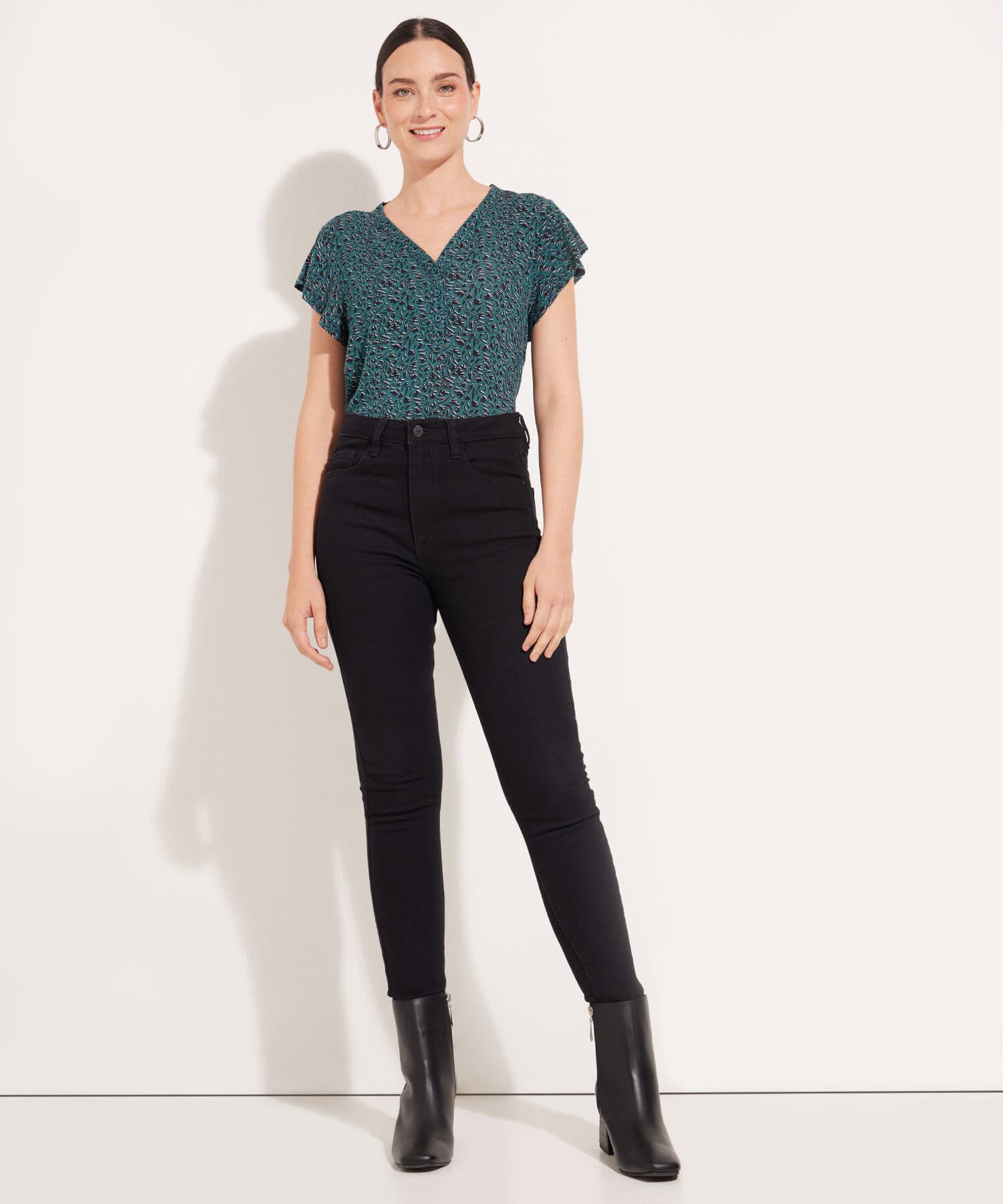 Jean Marfil Edición Lino negro para mujer, vista 2