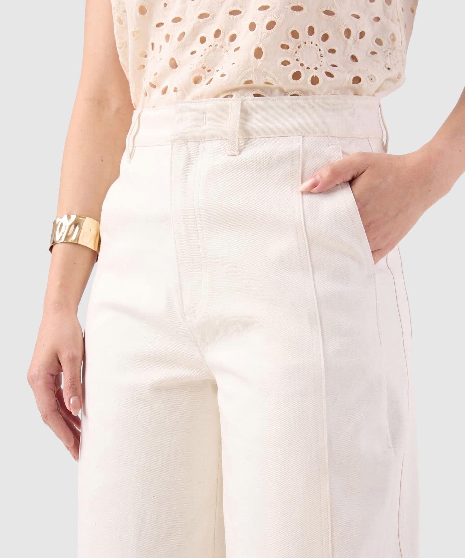 Pantalón Laguna Esencial azul índigo para mujer, vista 3