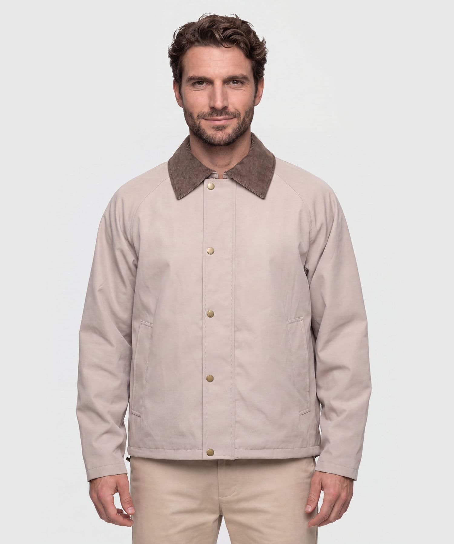 Chaqueta Valle de Noche café para hombre, vista principal