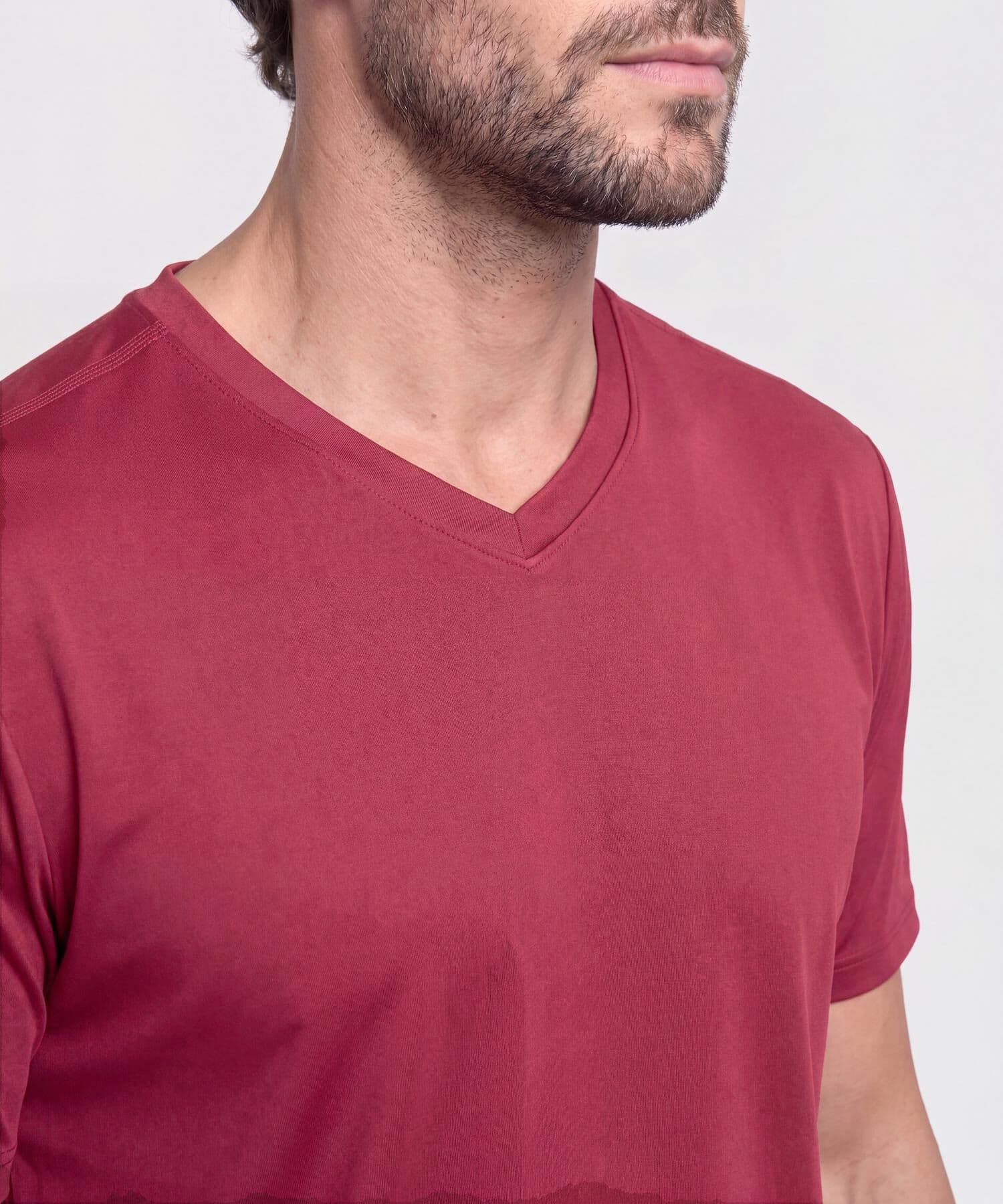 Camiseta Marea Ligero arena para hombre, vista 3