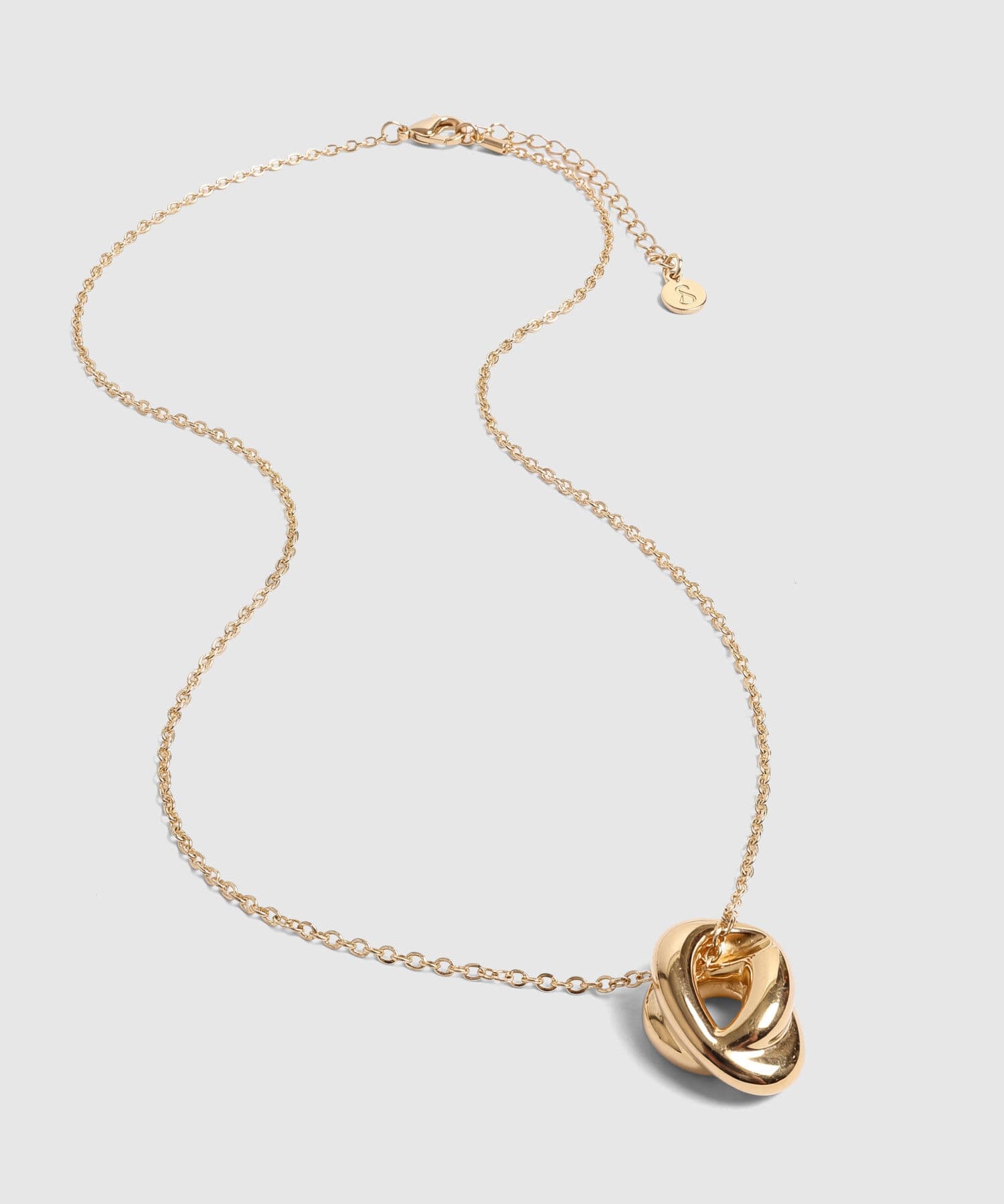 Collar Carmín Natural dorado para mujer, vista principal