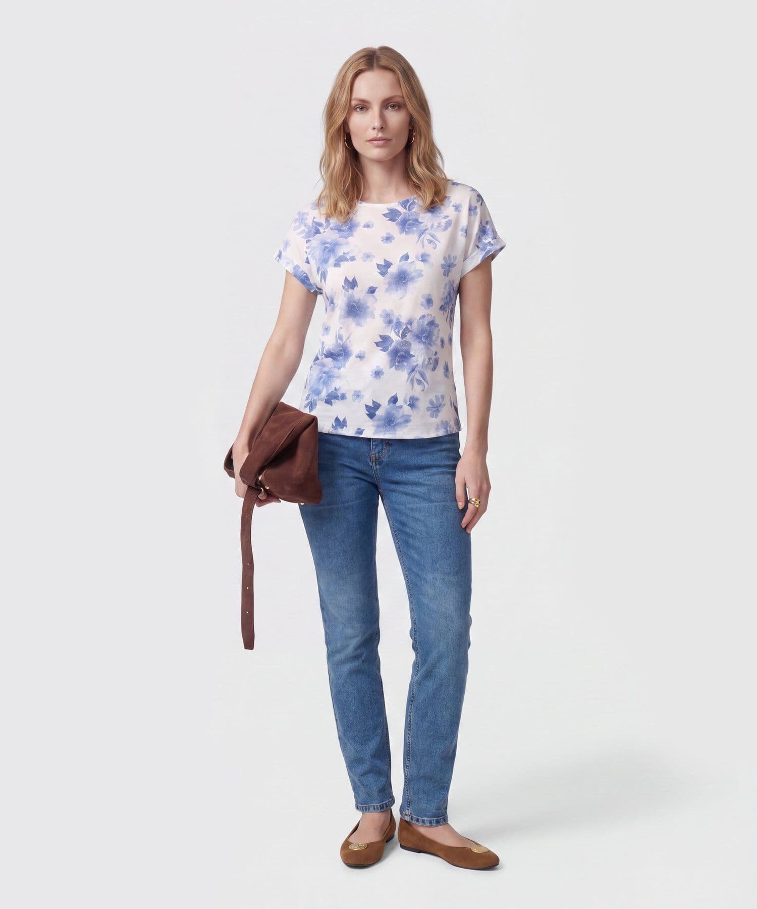 Blusa Elisa de Ciudad blanco para mujer, vista 2
