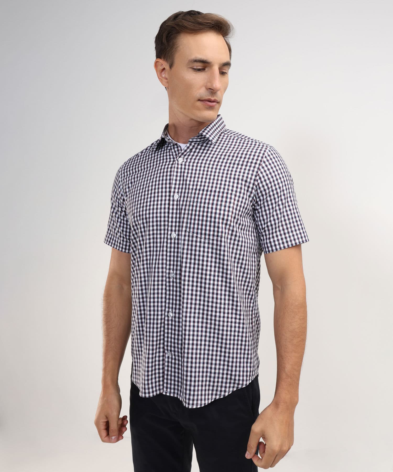 Camisa Celeste de Noche mostaza para hombre, vista principal