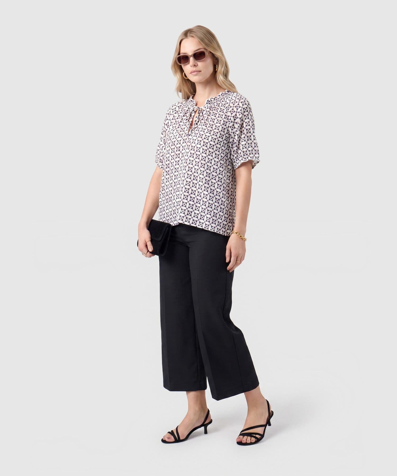 Blusa Azahar Ligero blanco para mujer, vista 2