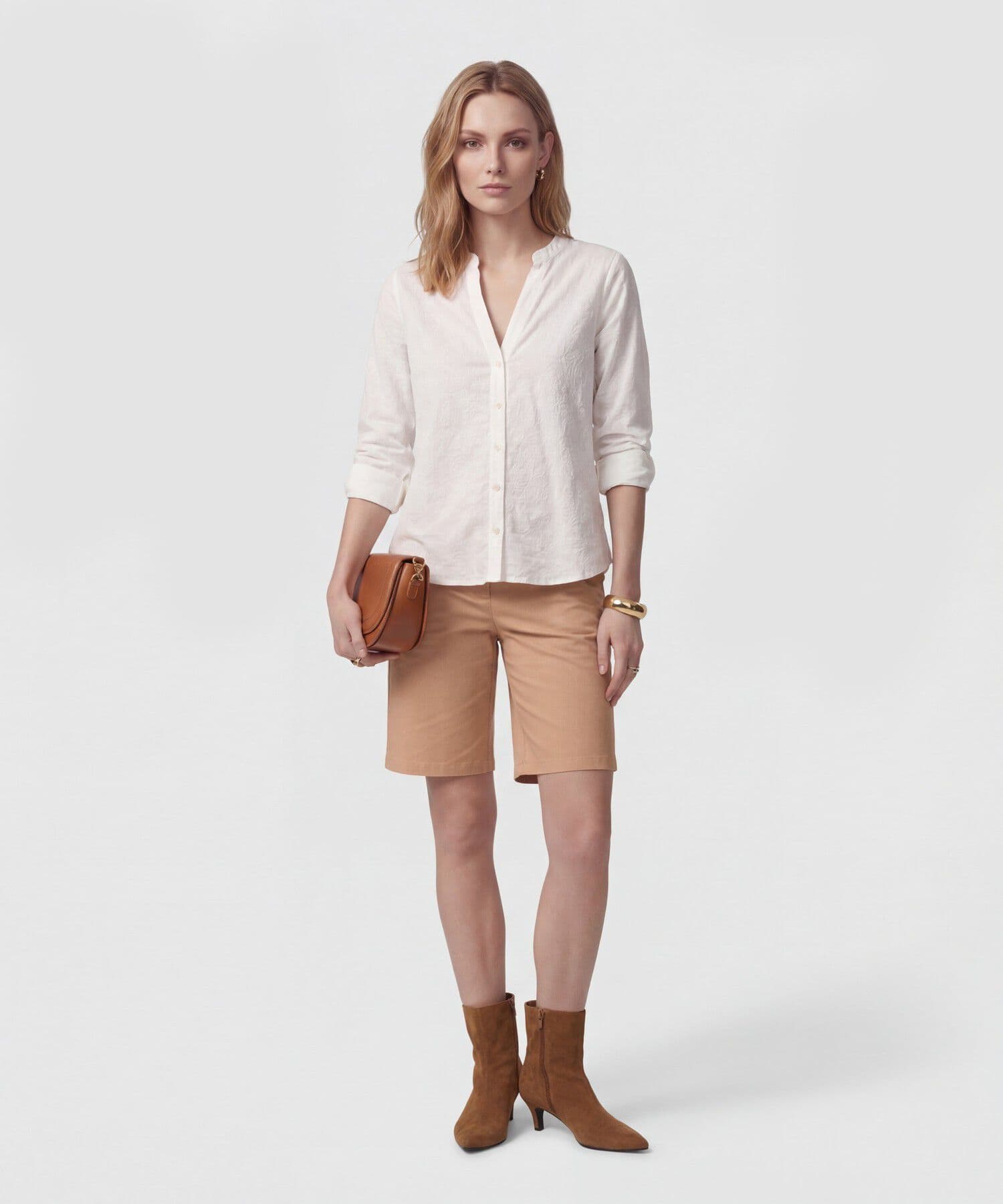 Blusa Granada Esencial blanco para mujer, vista 2