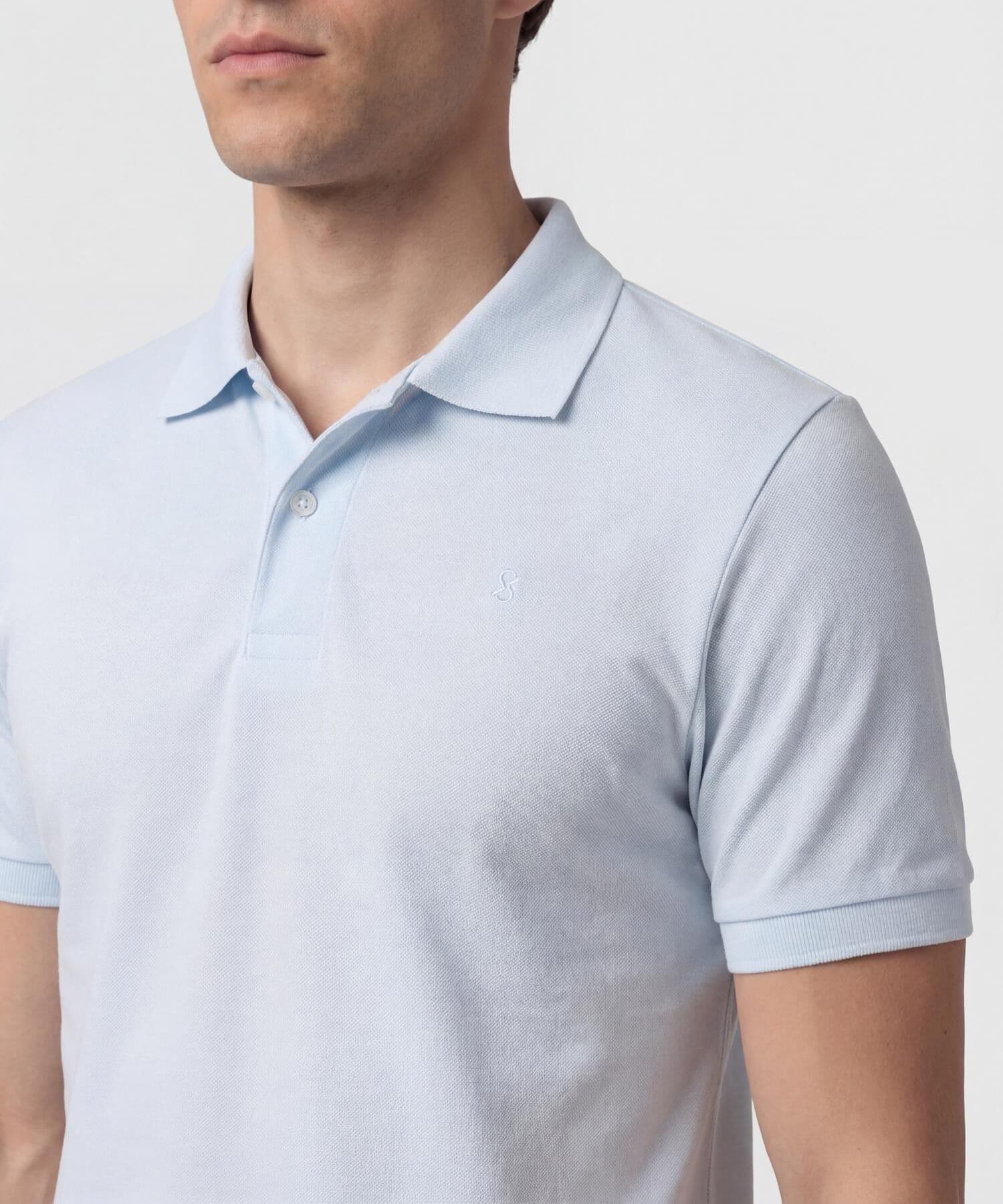 Polo Valentina Minimalista azul marino para hombre, vista 4