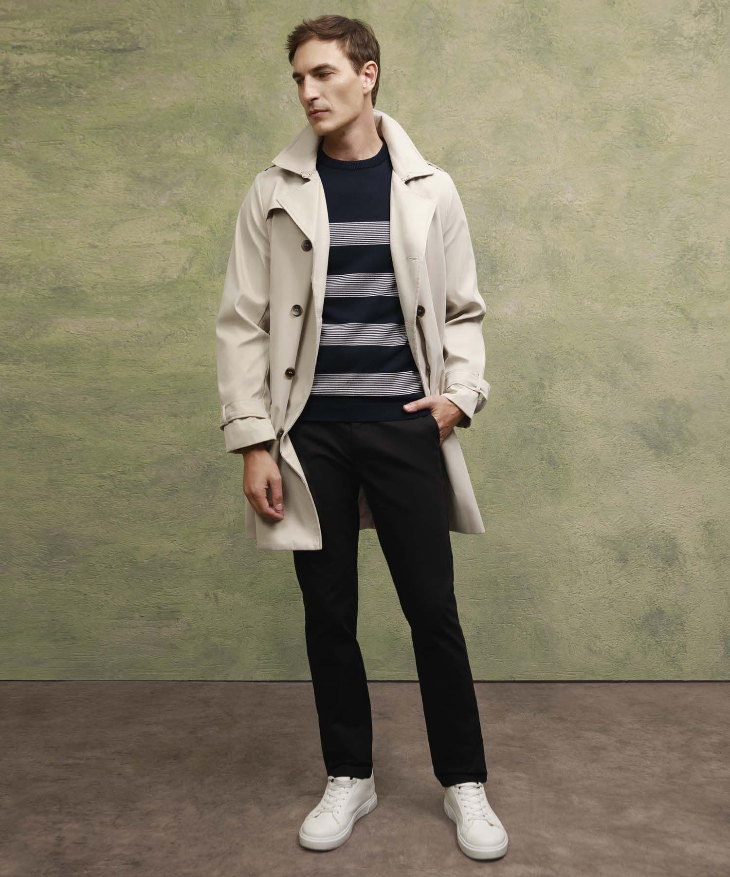 Pantalón Dalia Contemporáneo negro para hombre, vista principal