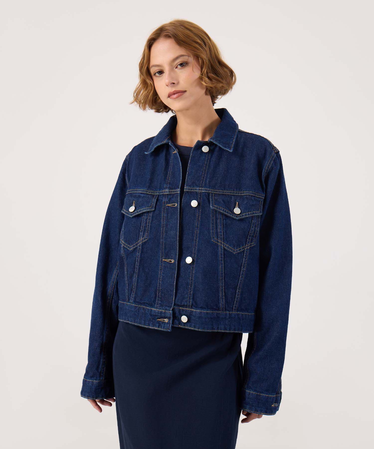 Chaqueta Oliva Urbano azul marino para mujer, vista principal