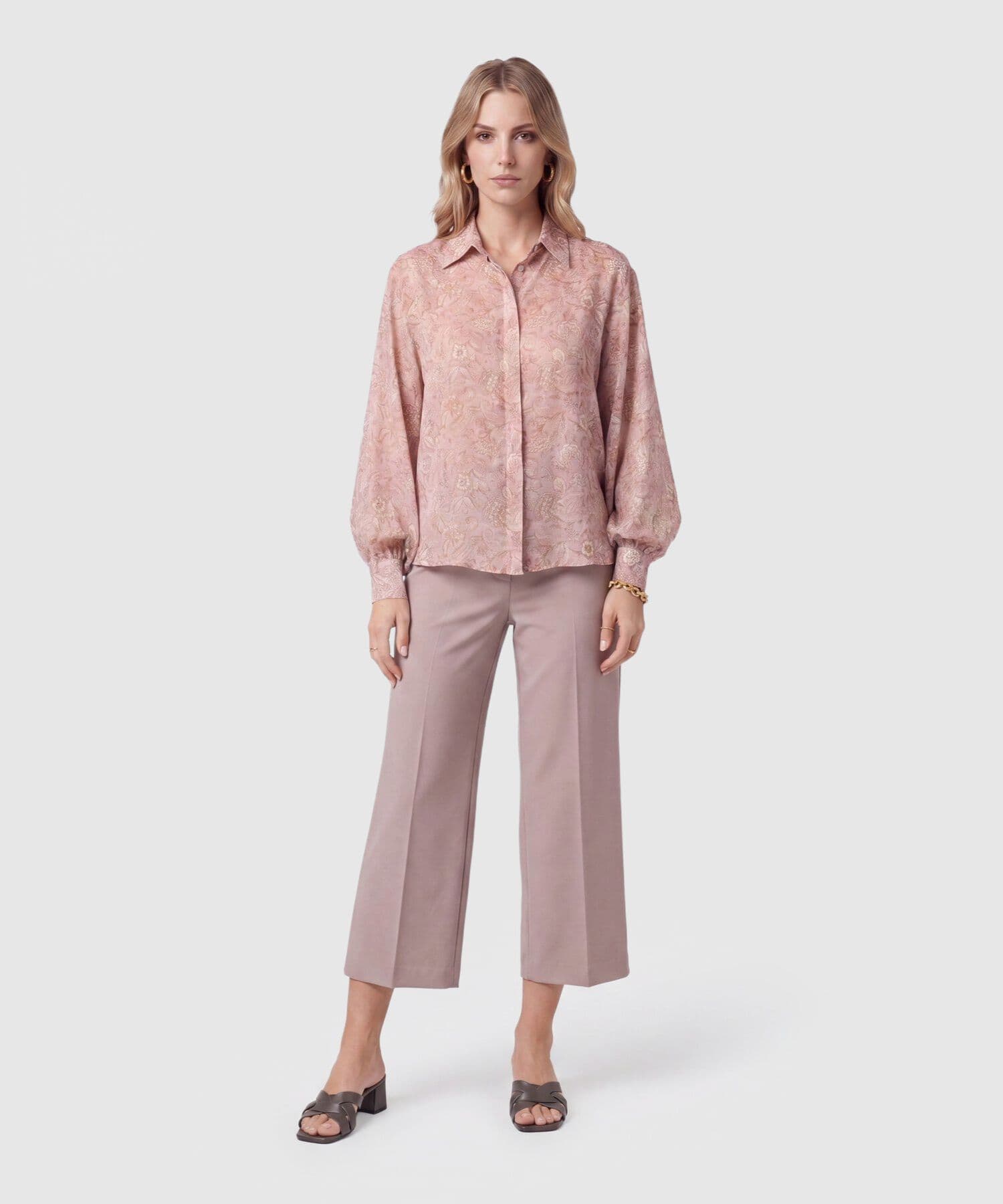 Camisa Granada de Ciudad rosa empolvado para mujer, vista 2