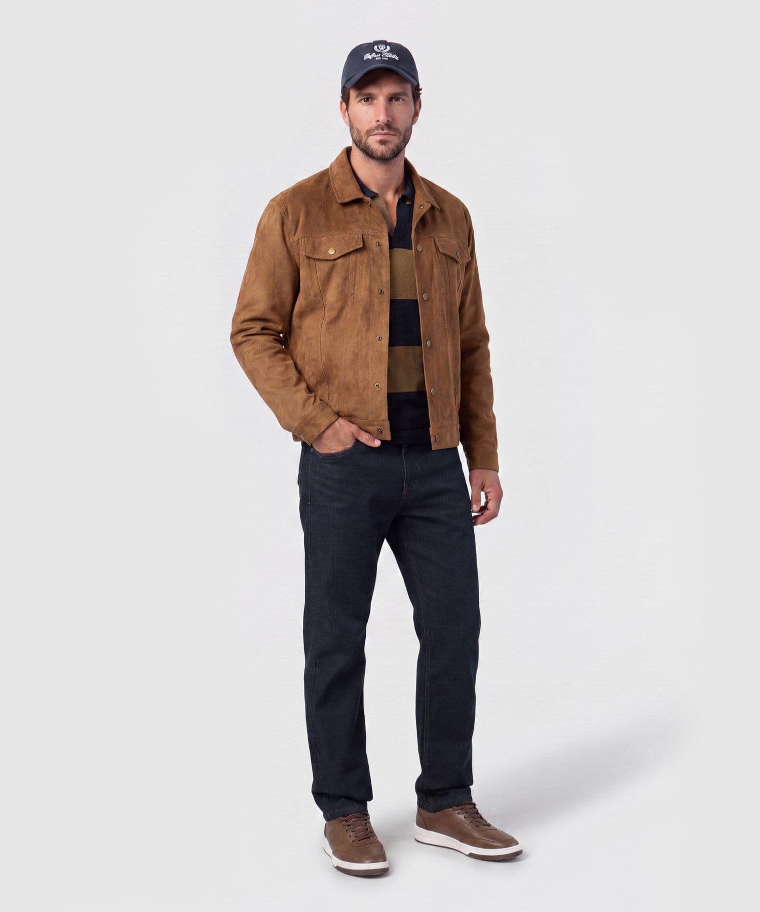 Polo Dalia de Ciudad azul marino para hombre, vista 4