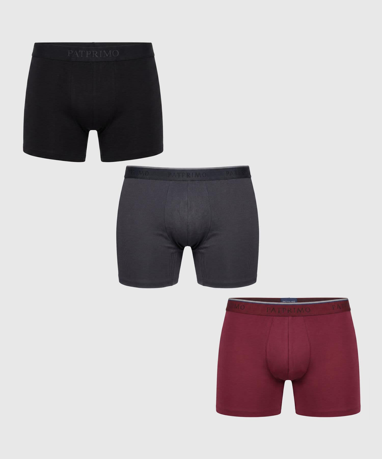 Ropa interior Selva de Día rojo granada para hombre, vista principal