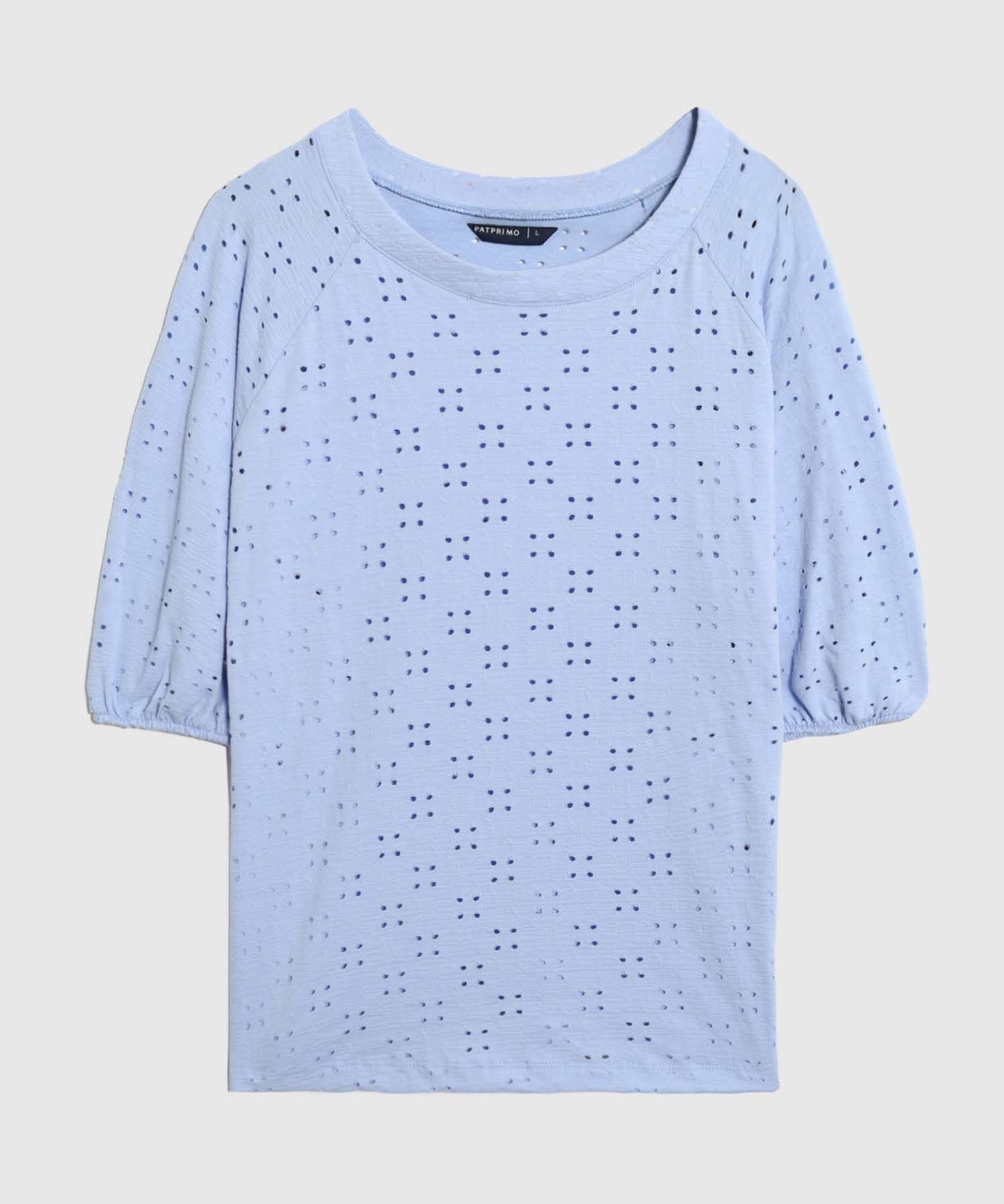 Camiseta Bahía de Día azul marino para mujer, vista principal