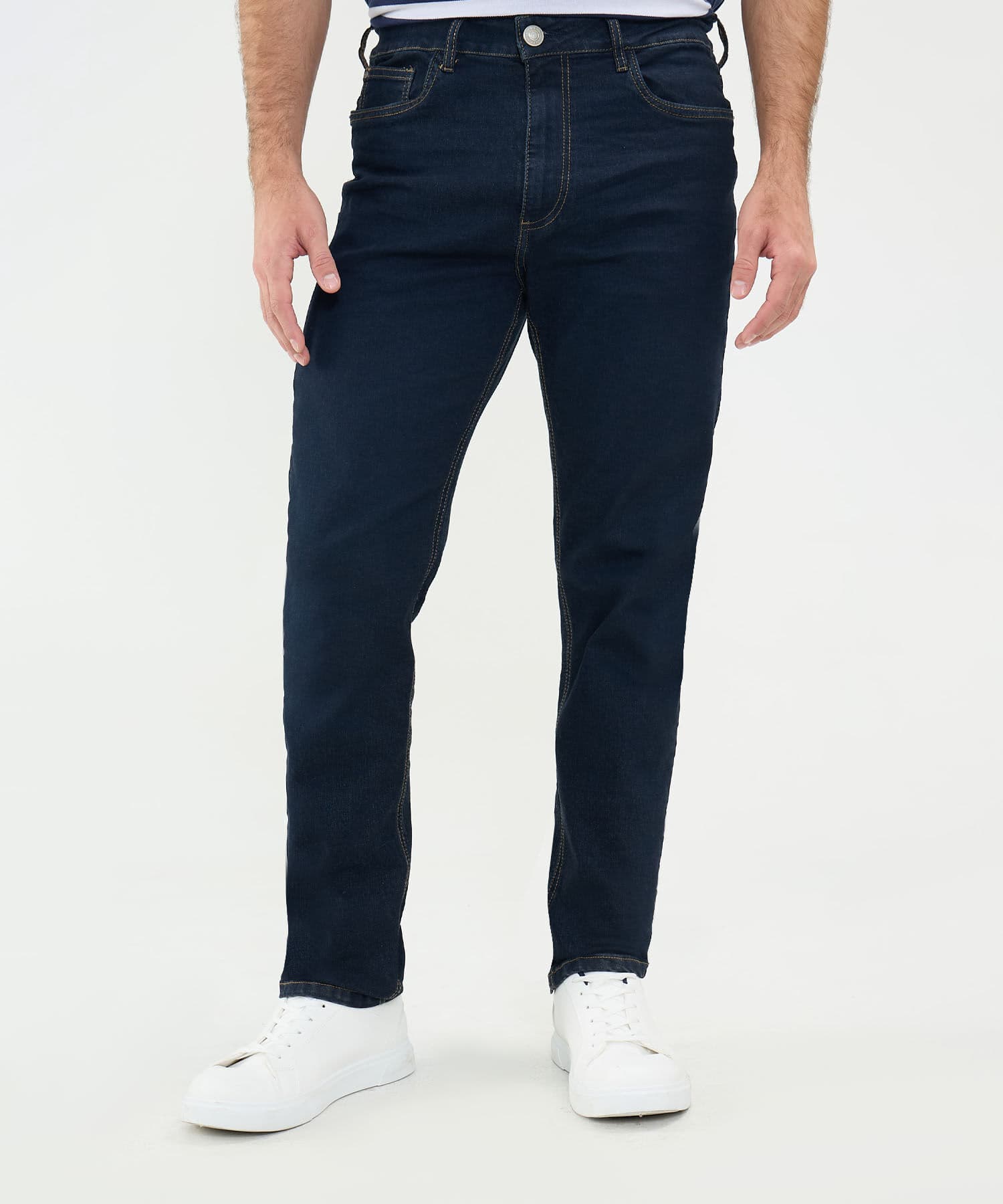 Jean Andina Texturizado azul marino para hombre, vista principal