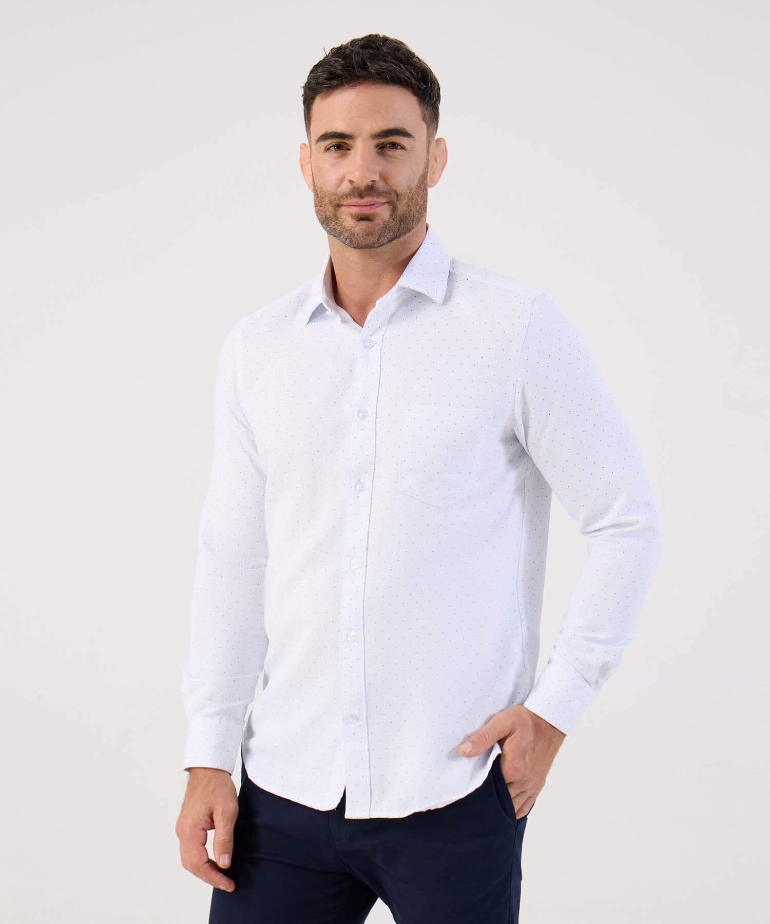 Camisa Sierra Ligero blanco para hombre, vista principal