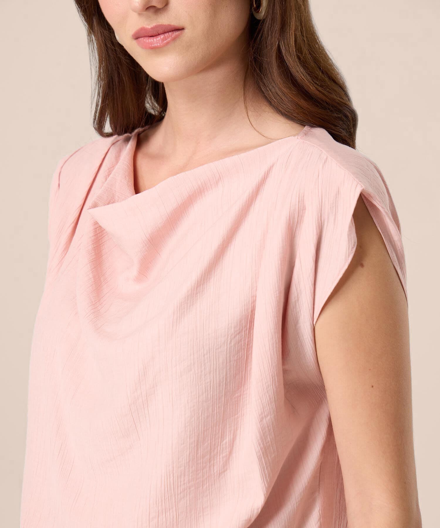 Blusa Dorada Suave rosa empolvado para mujer, vista 3