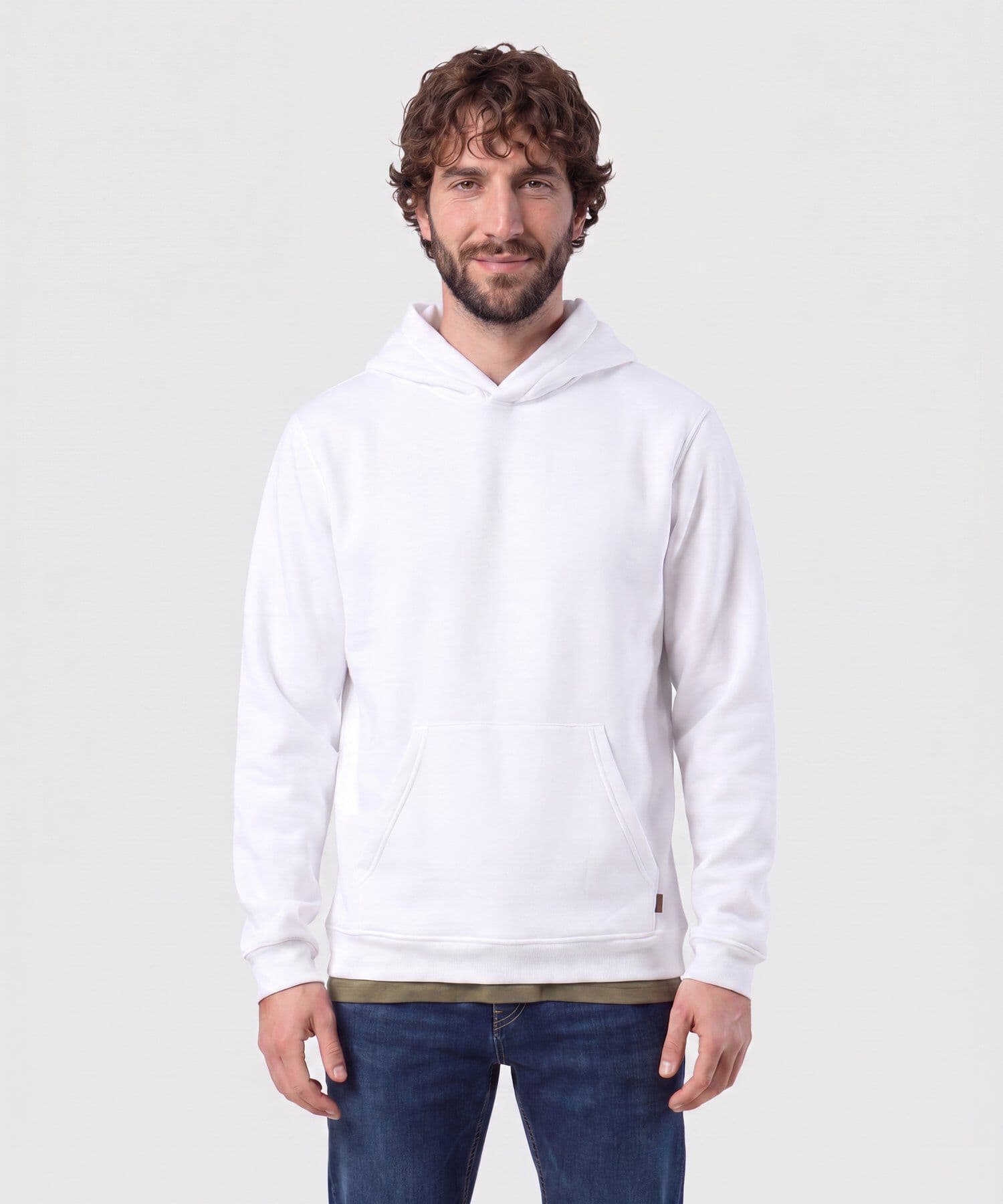 Buzo Selva Minimalista blanco para hombre, vista principal
