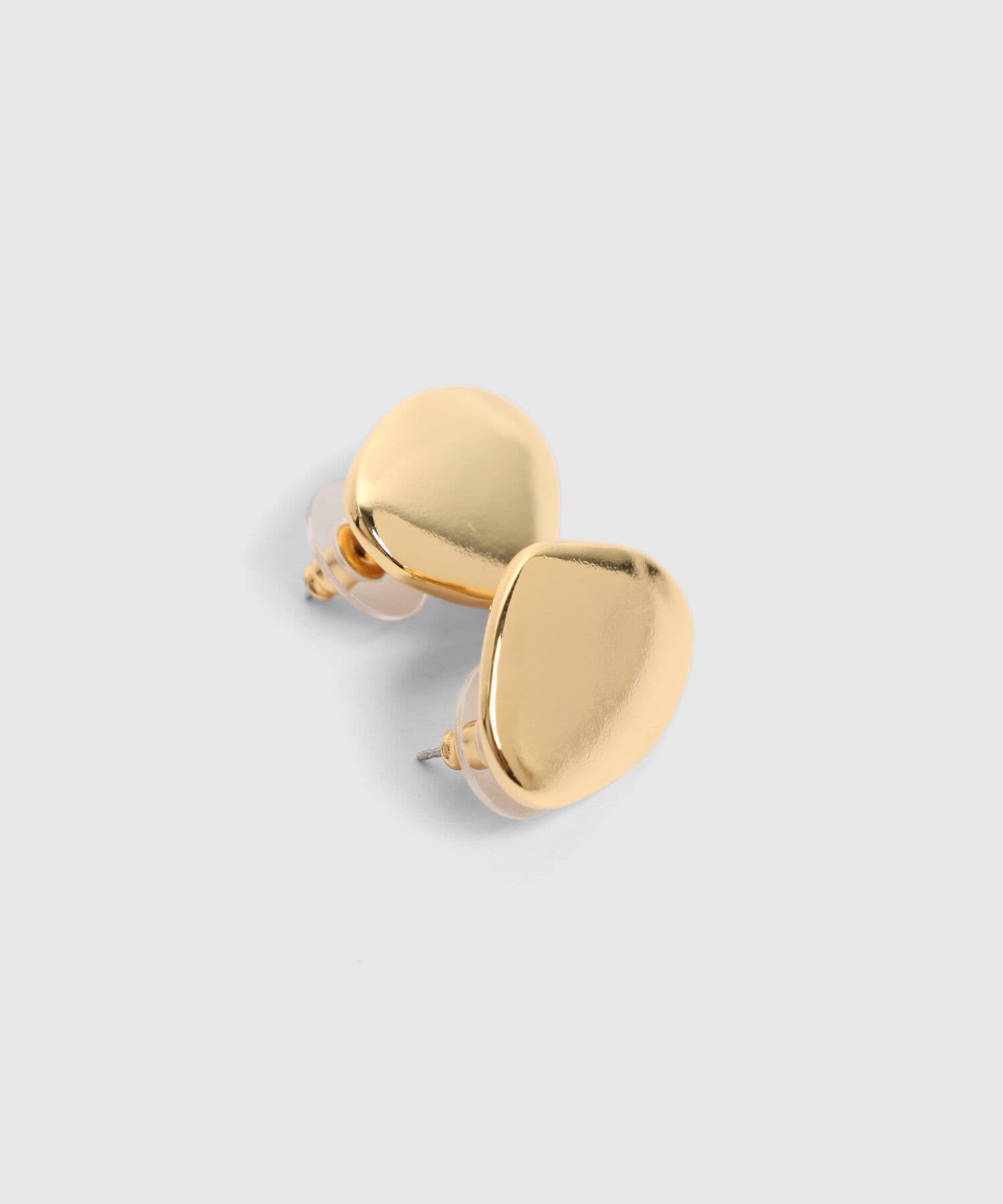 Aretes Río de Noche dorado para mujer, vista 3