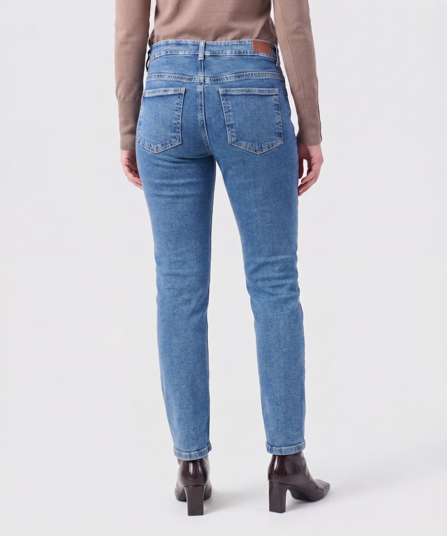 Jean Ámbar Natural azul marino para mujer, vista 4