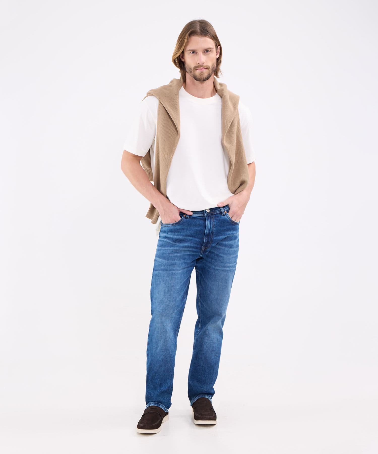 Jean Cauce Fluido azul marino para hombre, vista principal