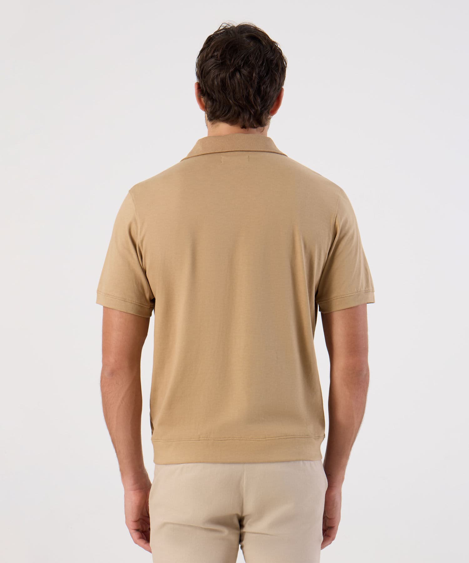 Polo Elisa de Ciudad café para hombre, vista 4