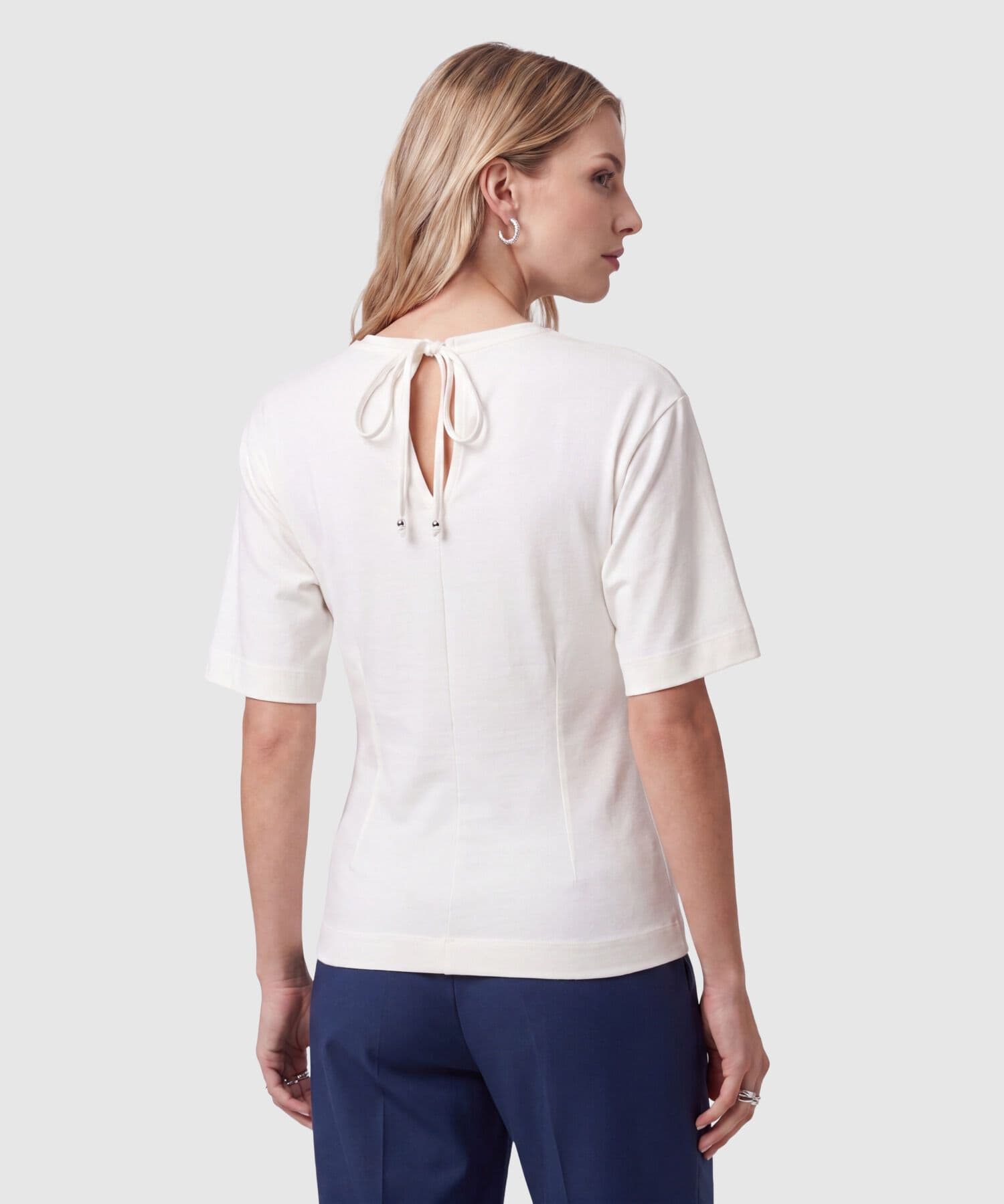 Camiseta Palma de Noche blanco para mujer, vista 4