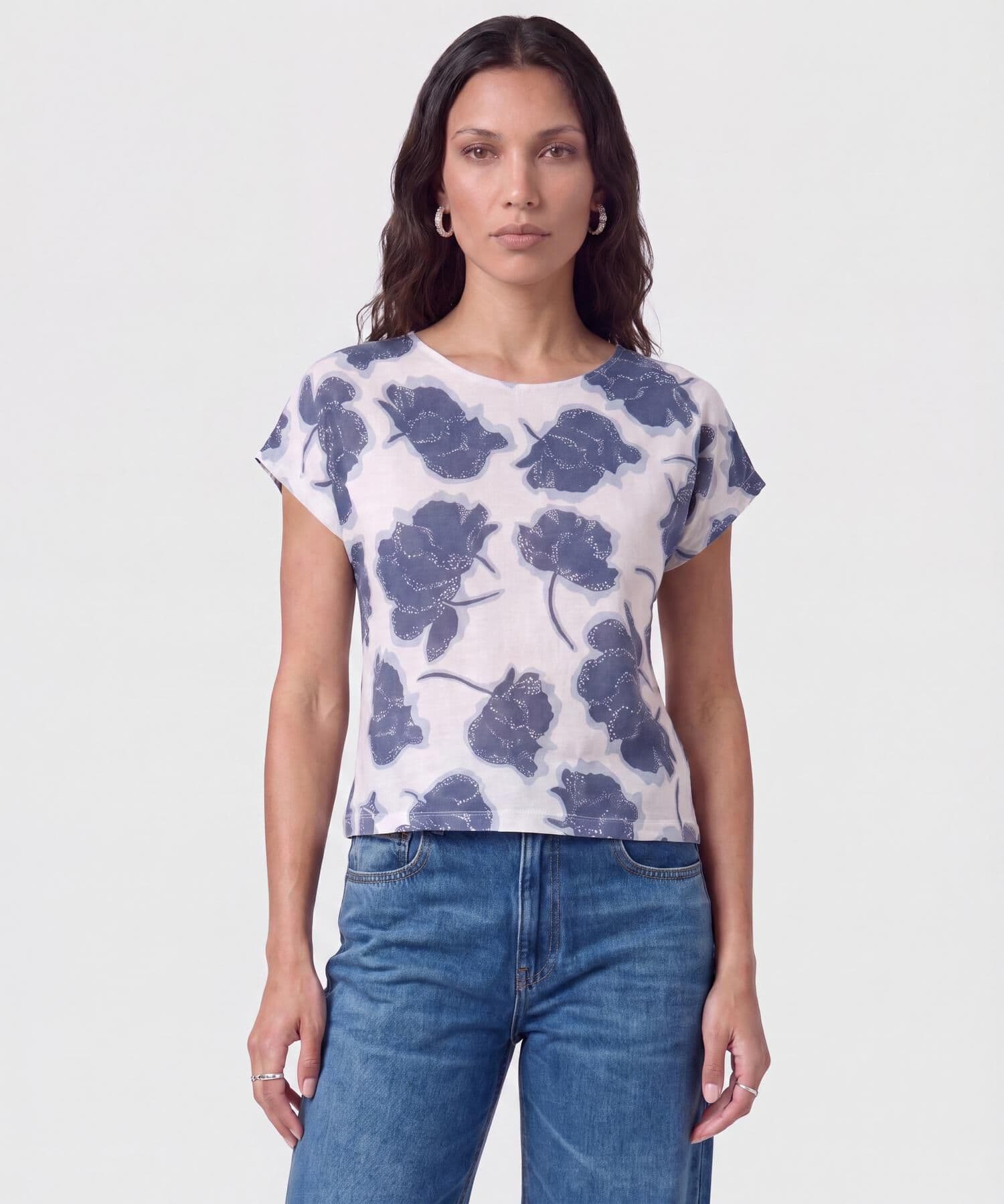 Blusa Palma Sastre azul marino para mujer, vista principal