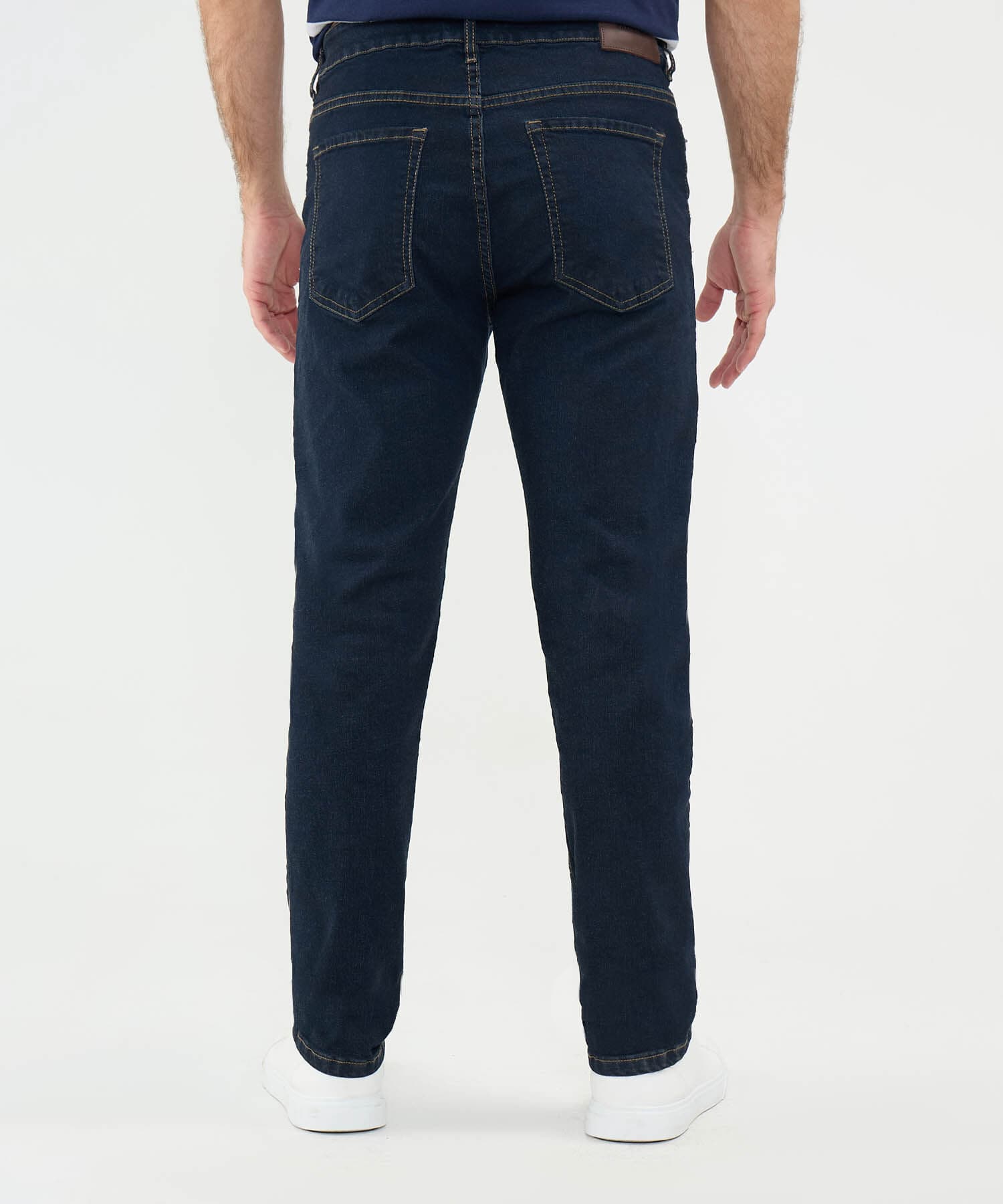 Jean Andina Texturizado azul marino para hombre, vista 4