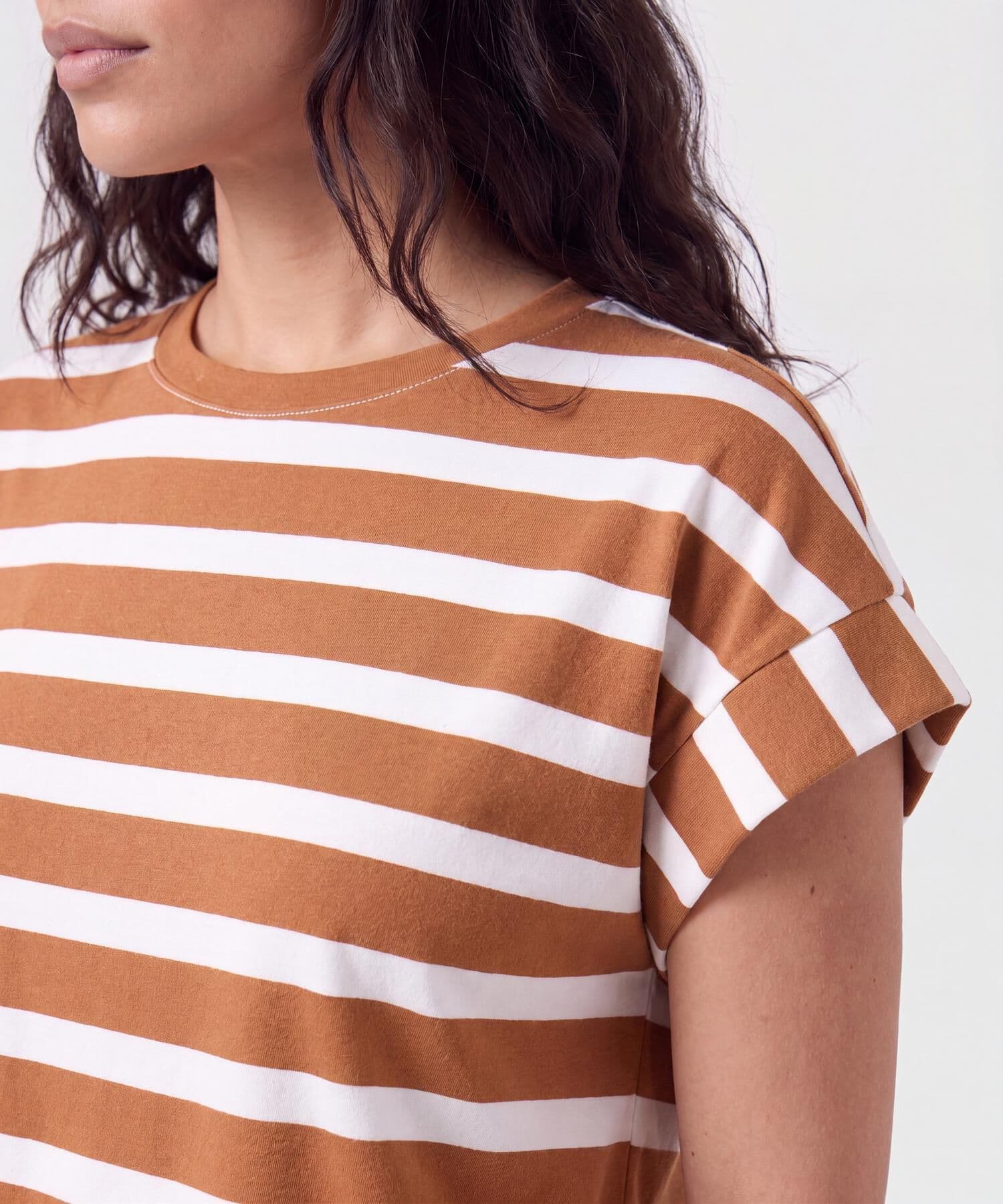 Camiseta Río de Día café para mujer, vista 3