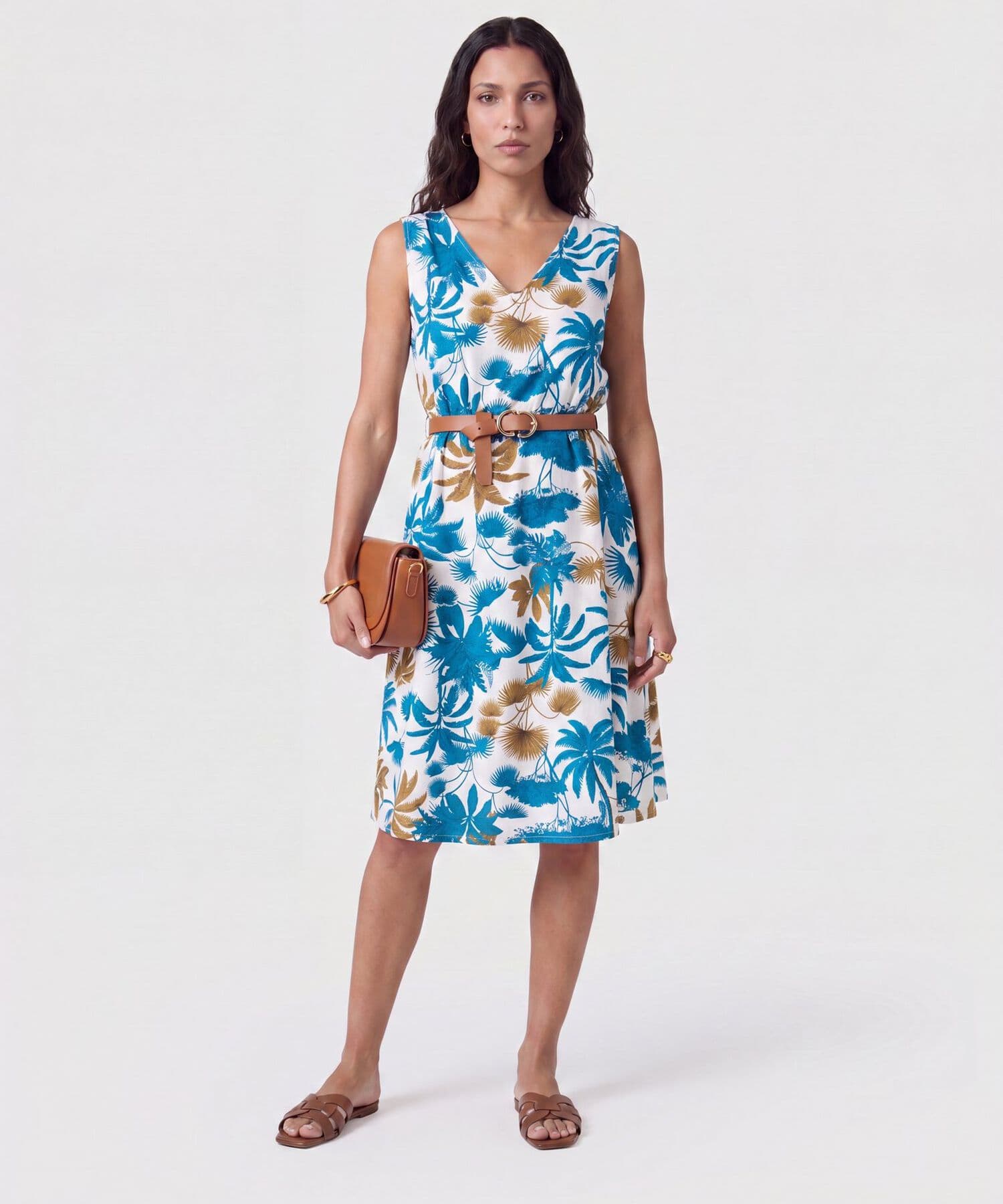 Vestido Guayacán Edición Índigo azul marino para mujer, vista principal