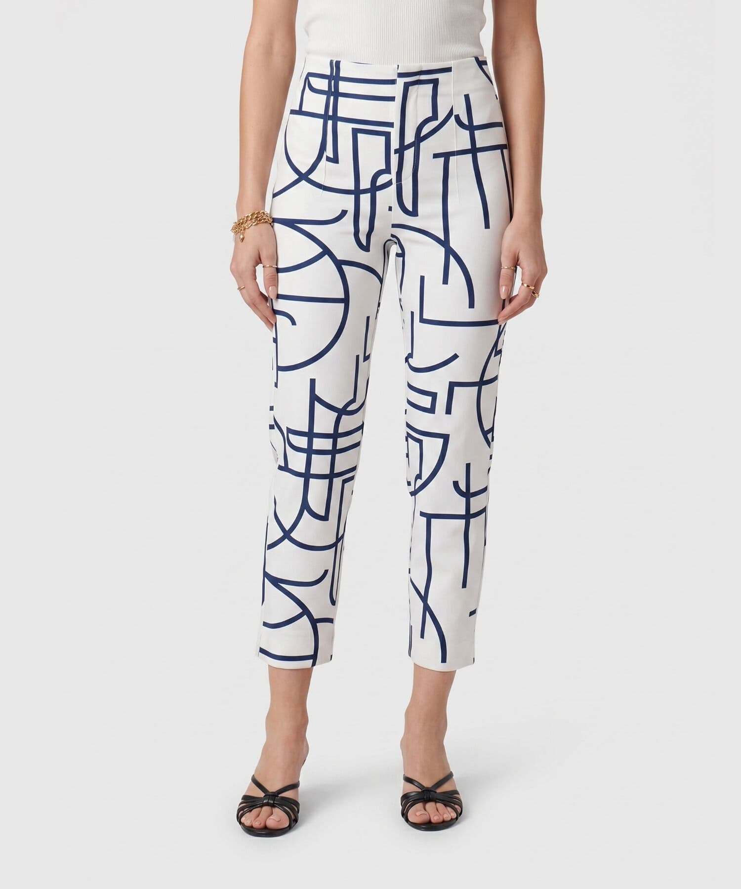 Pantalón Calima Clásico blanco para mujer, vista principal