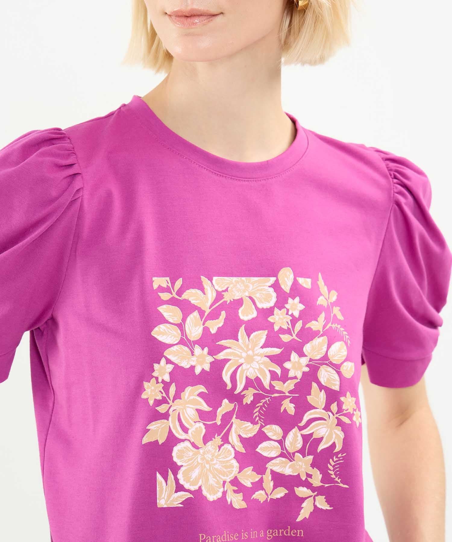 Camiseta Alba Esencial dorado para mujer, vista 3