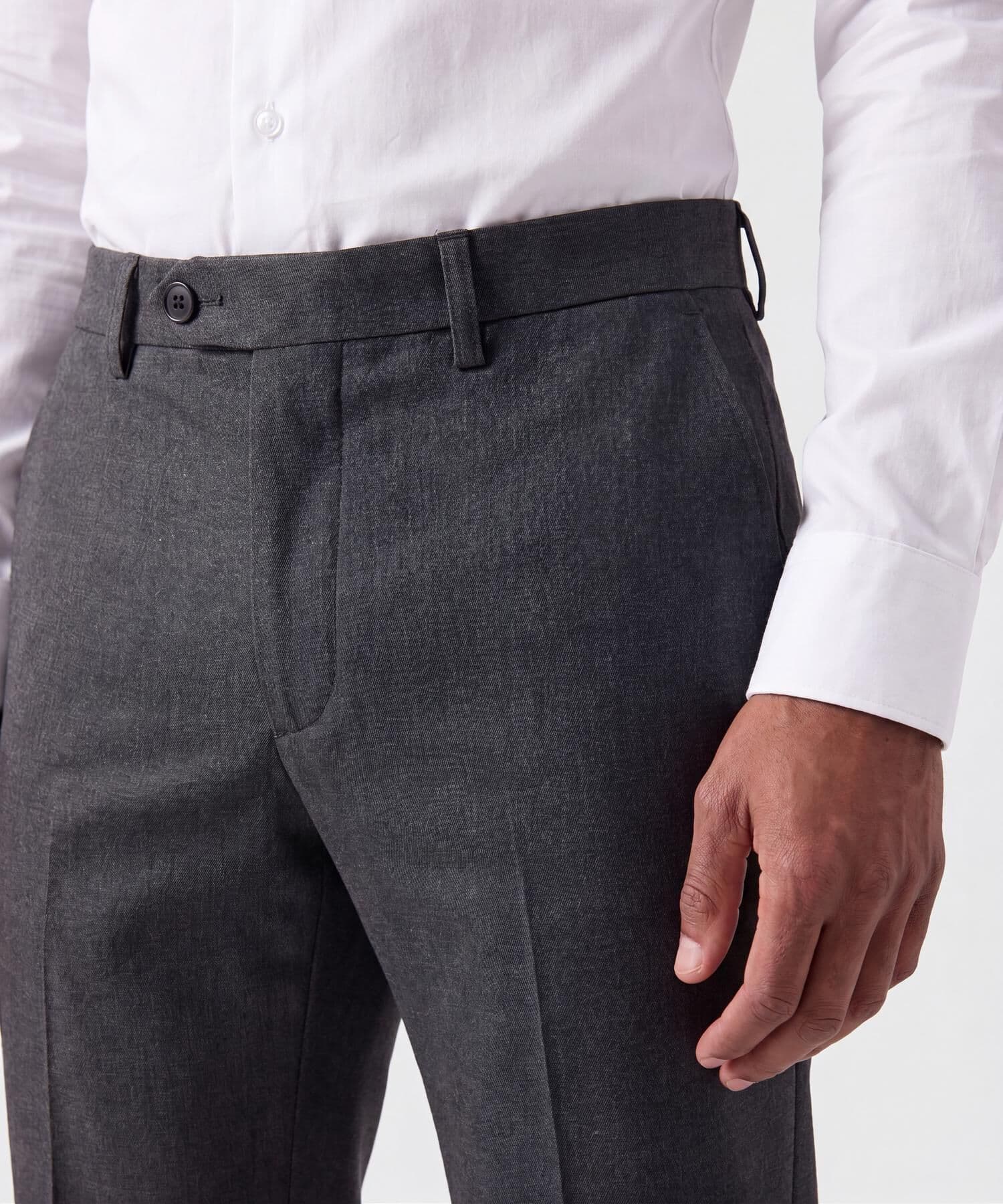 Pantalón Encanto Suave negro para hombre, vista 3