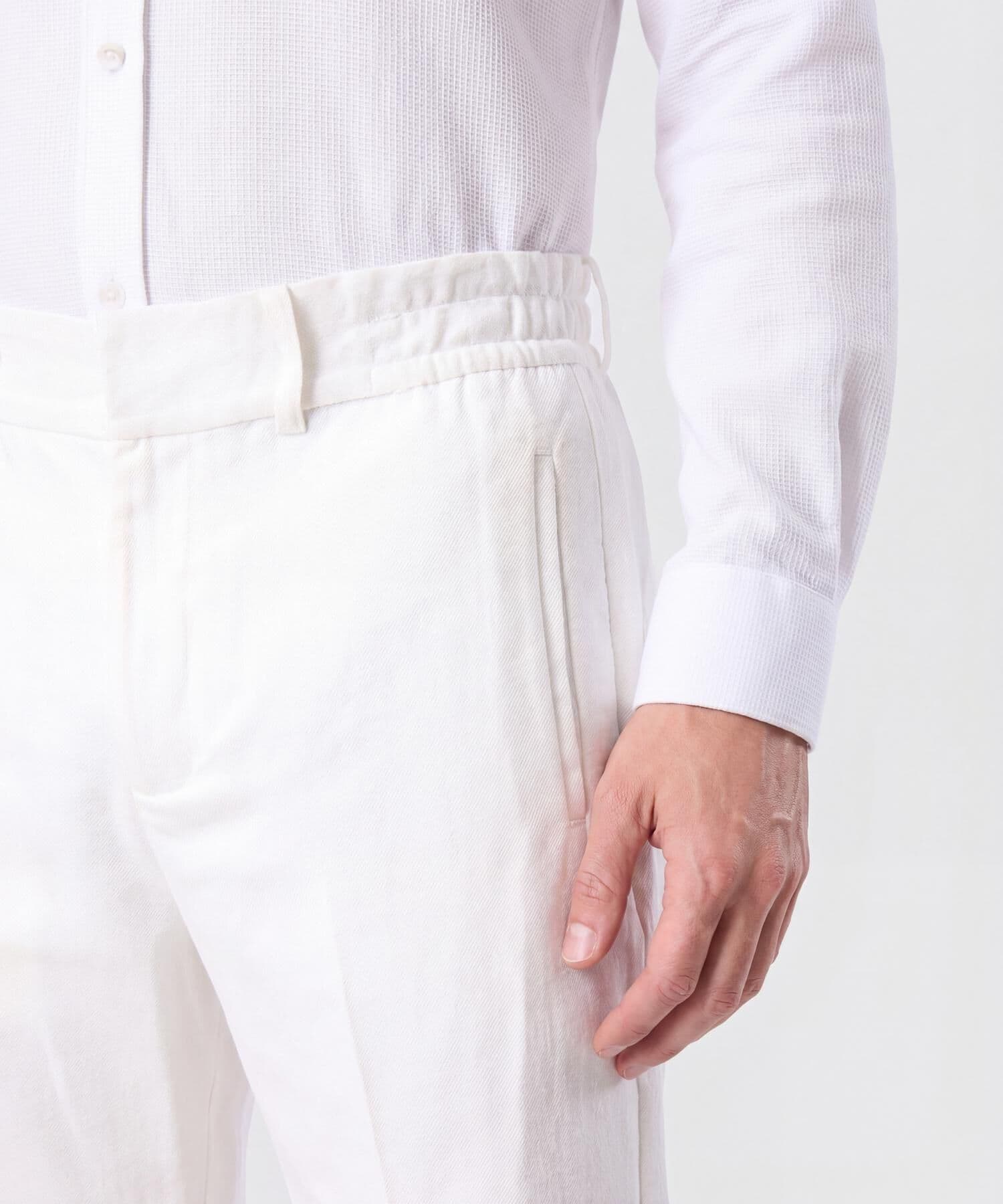 Bermuda Litoral Esencial blanco para hombre, vista 3