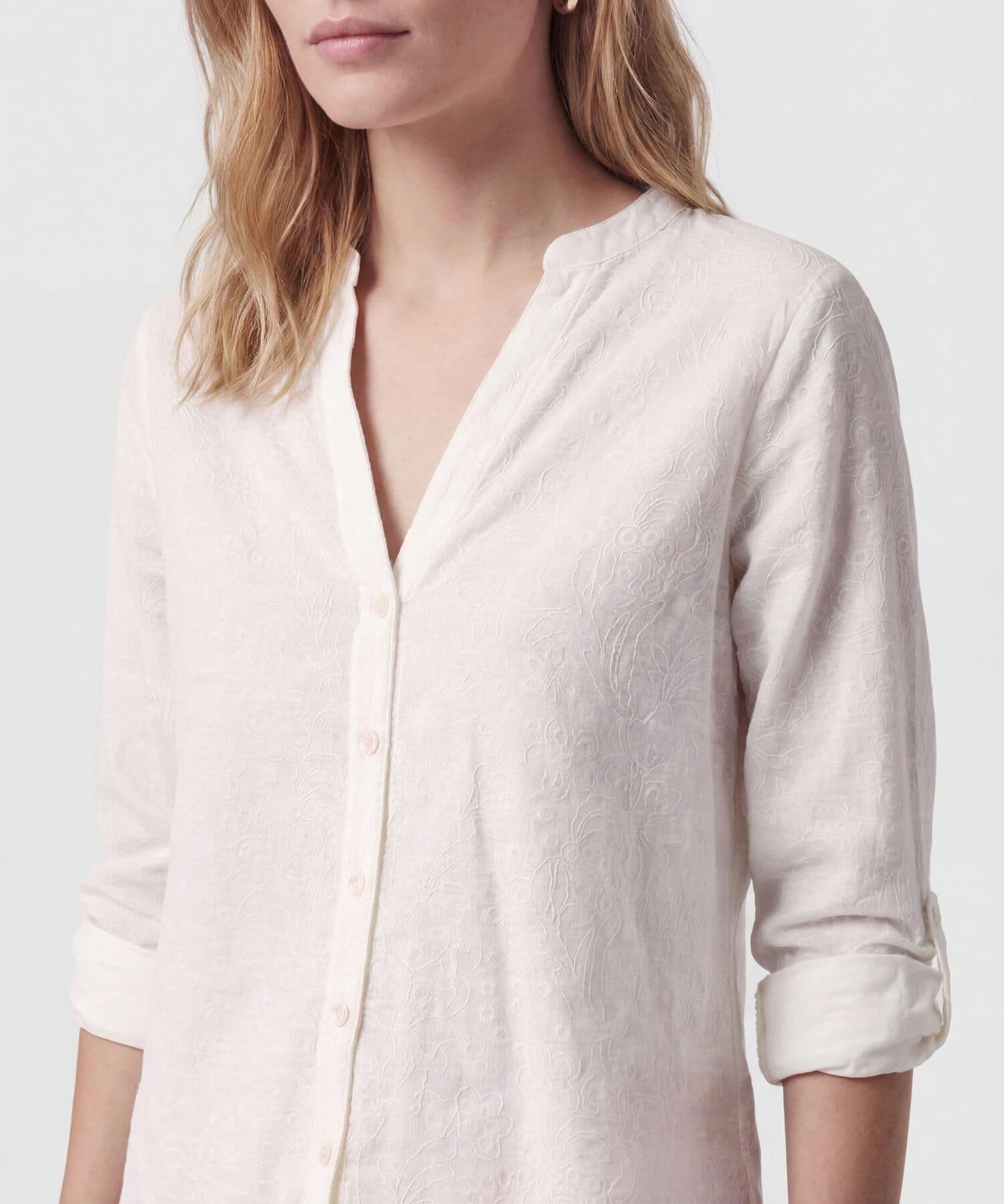 Blusa Granada Esencial blanco para mujer, vista 3