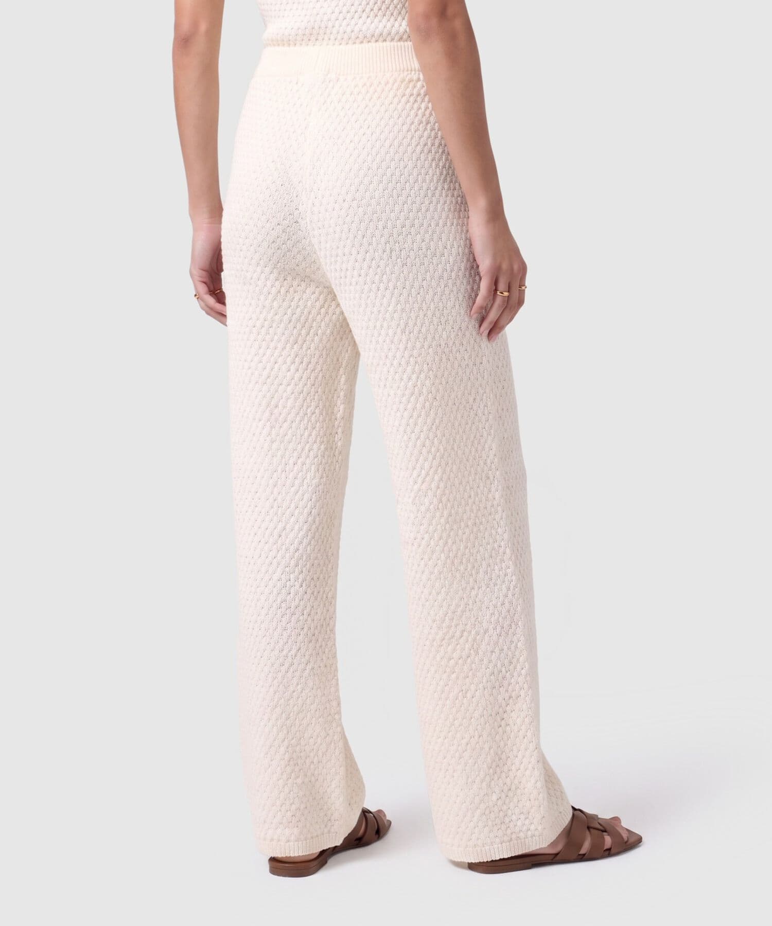 Pantalón Violeta Relajado gris humo para mujer, vista 4