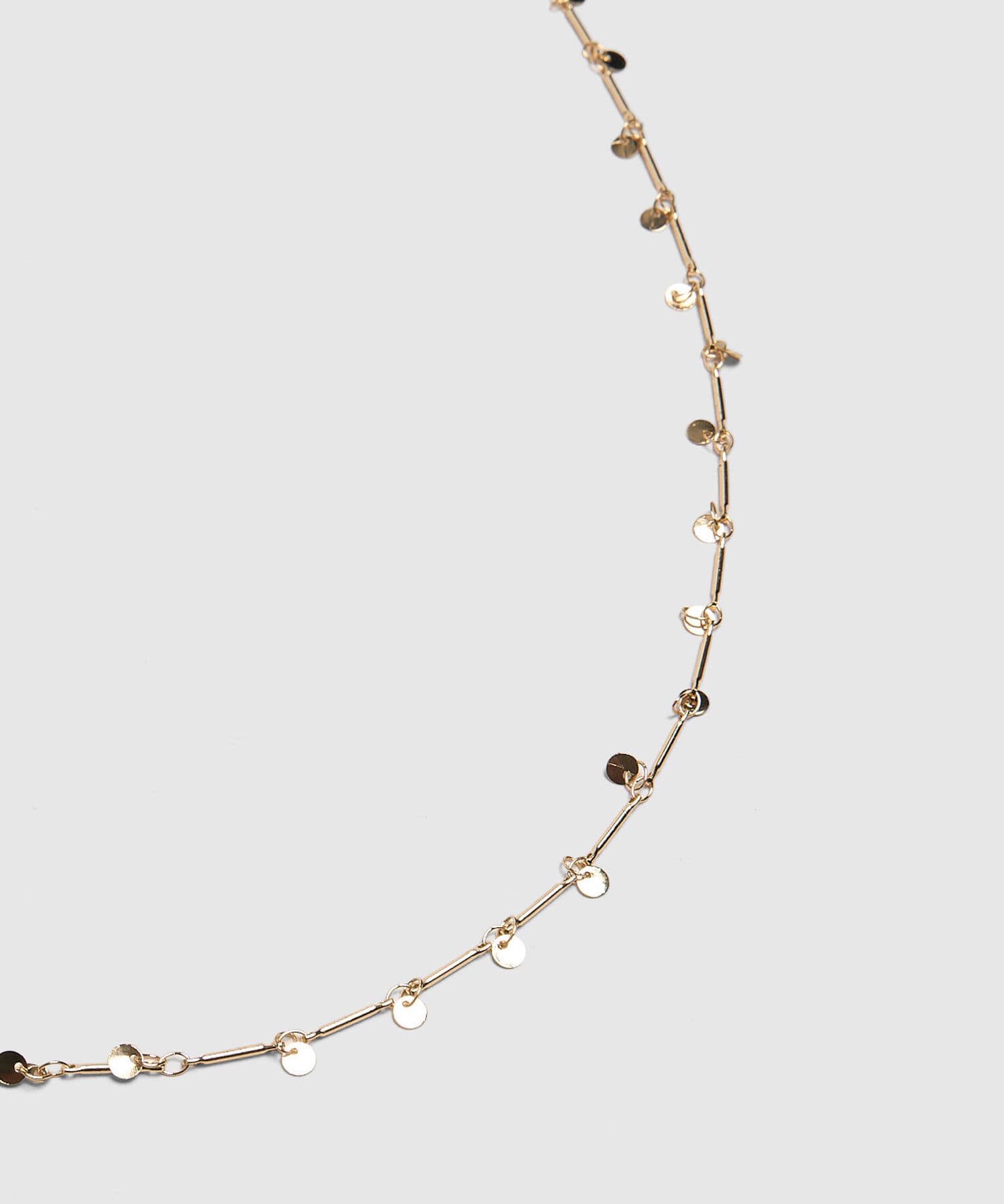 Collar Azahar Texturizado dorado, vista 2