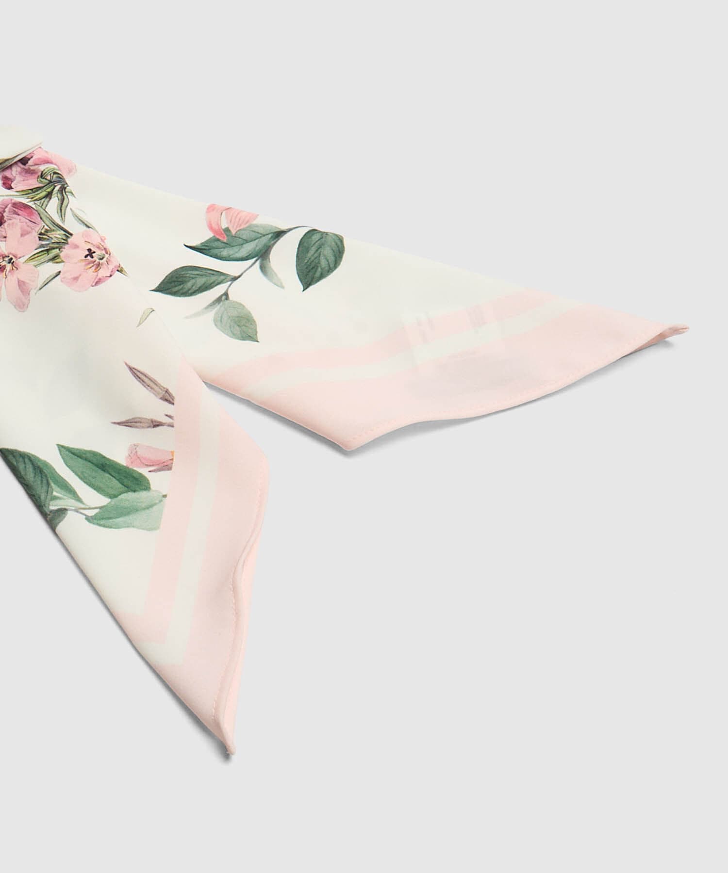 Pañoleta Valle Sastre rosa empolvado para mujer, vista 3