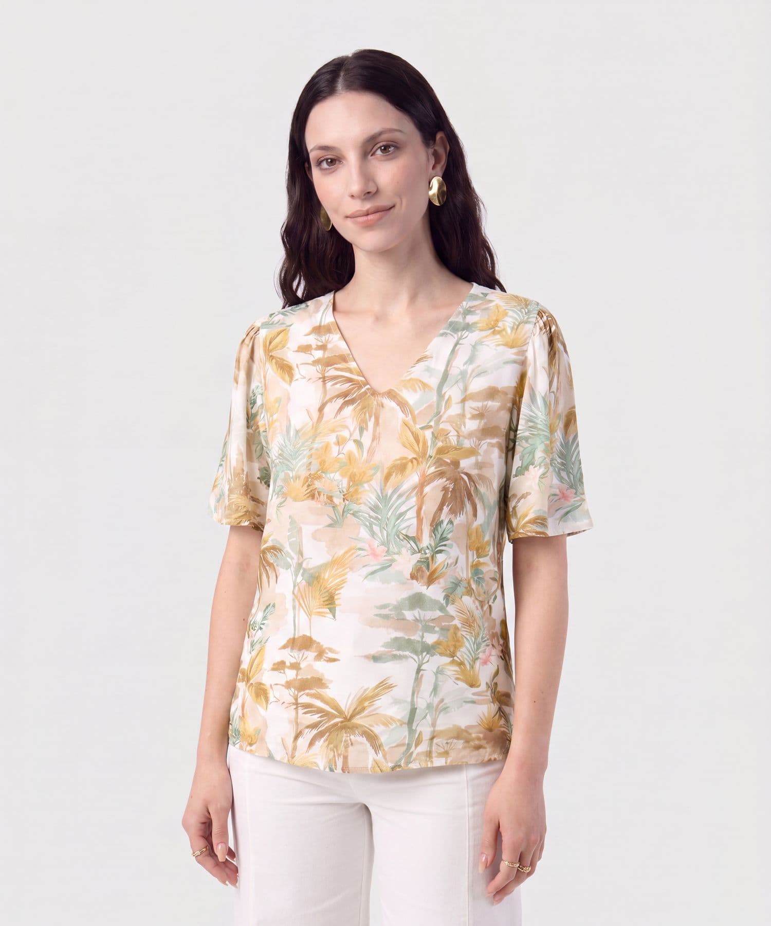 Blusa Salina de Ciudad naranja para mujer, vista principal