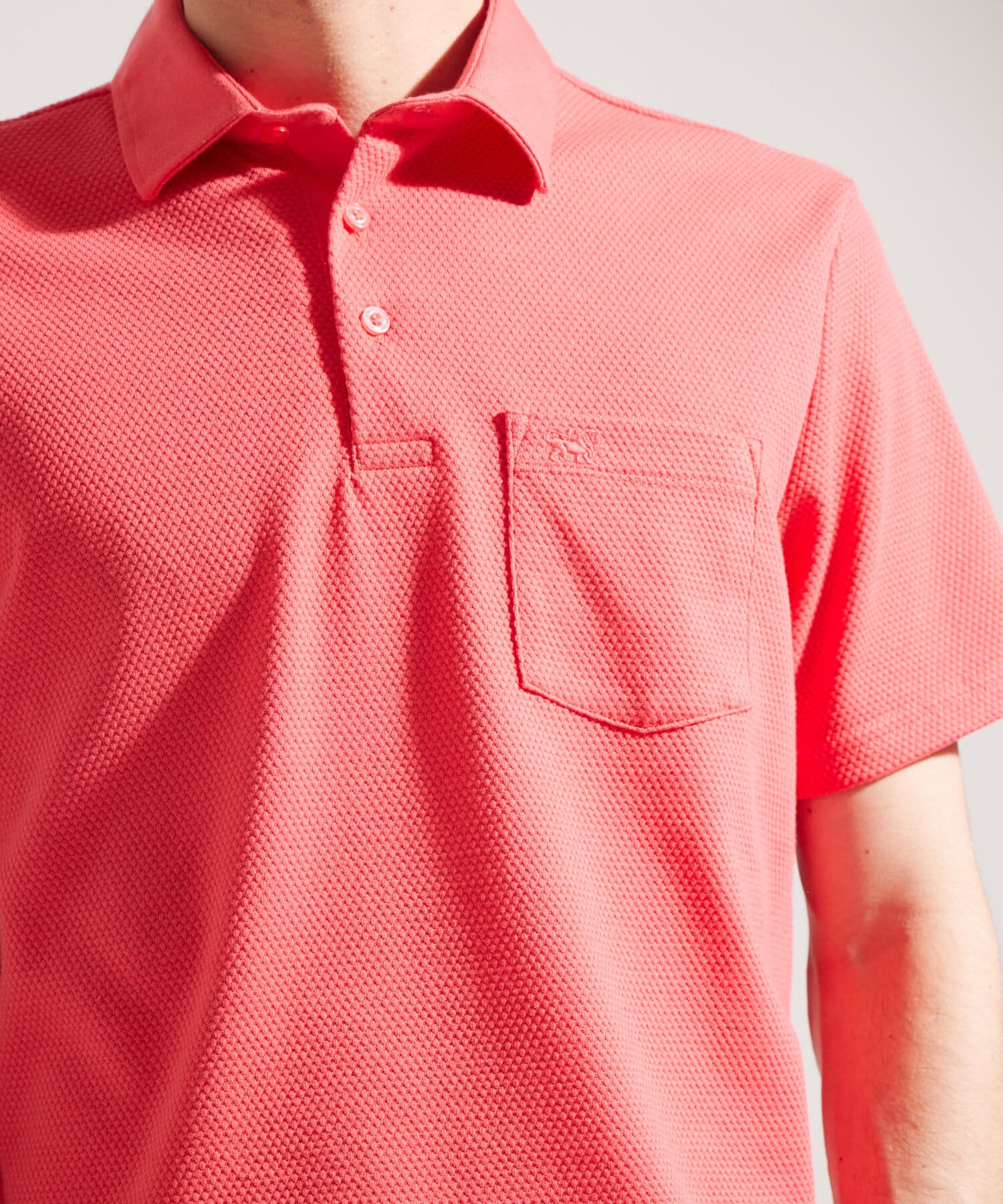 Polo Flora Edición Índigo rojo granada para hombre, vista 2