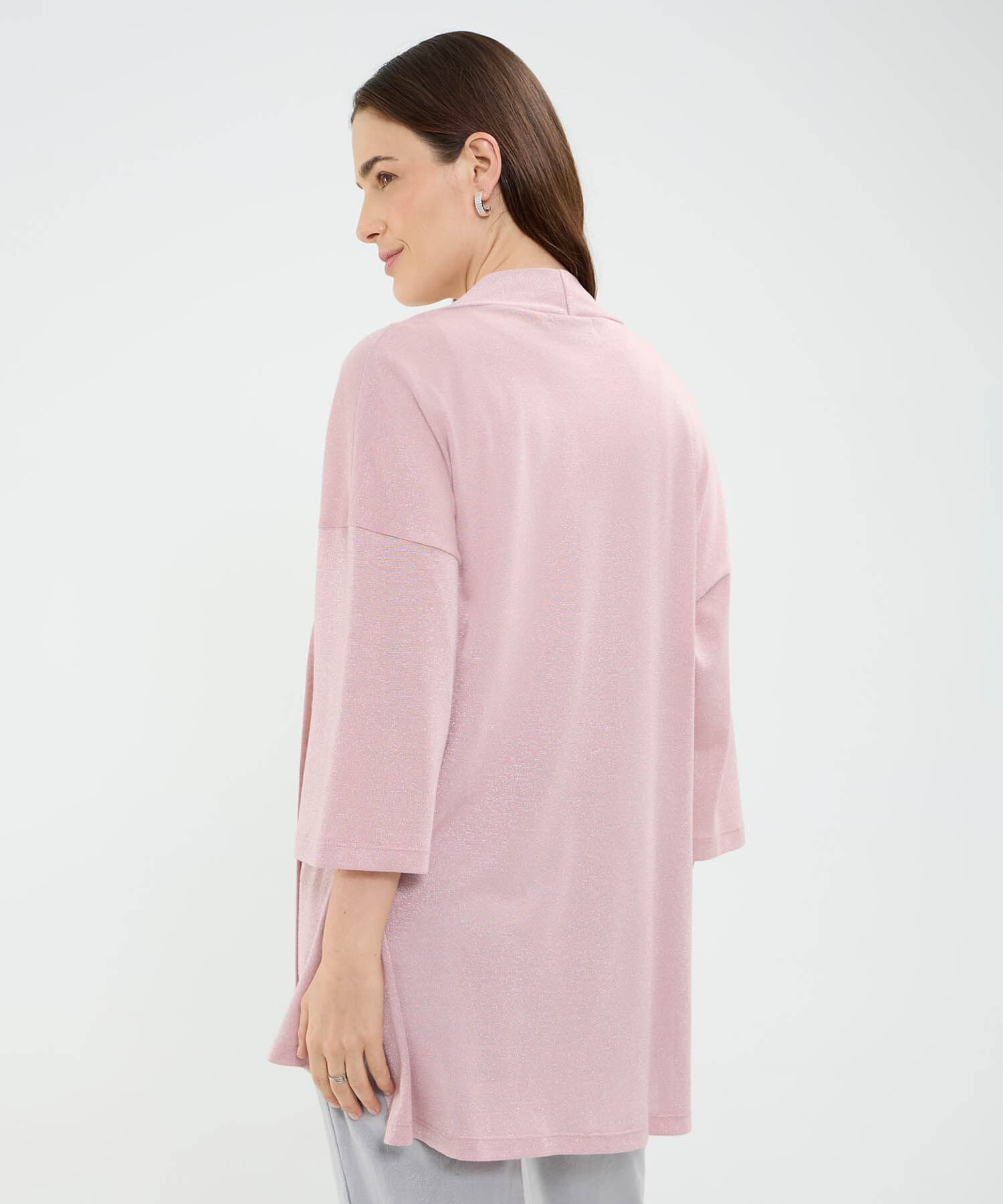 Buzo Carmín Sastre rosa empolvado para mujer, vista 4