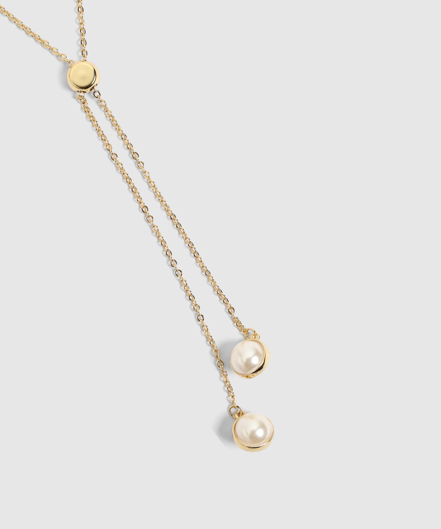 Aretes Julieta Minimalista dorado para mujer, vista 2